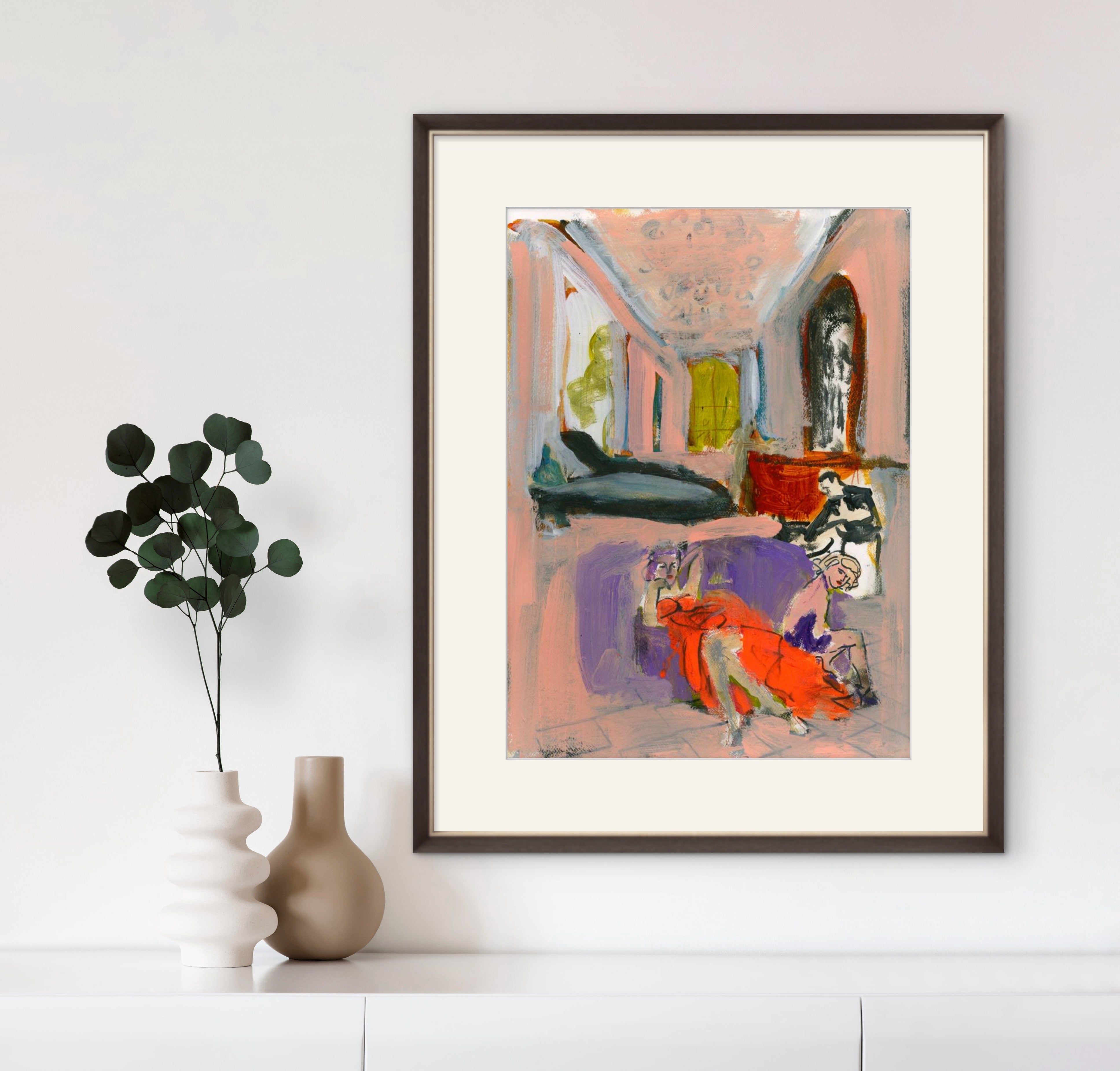 Woman In A Room Study