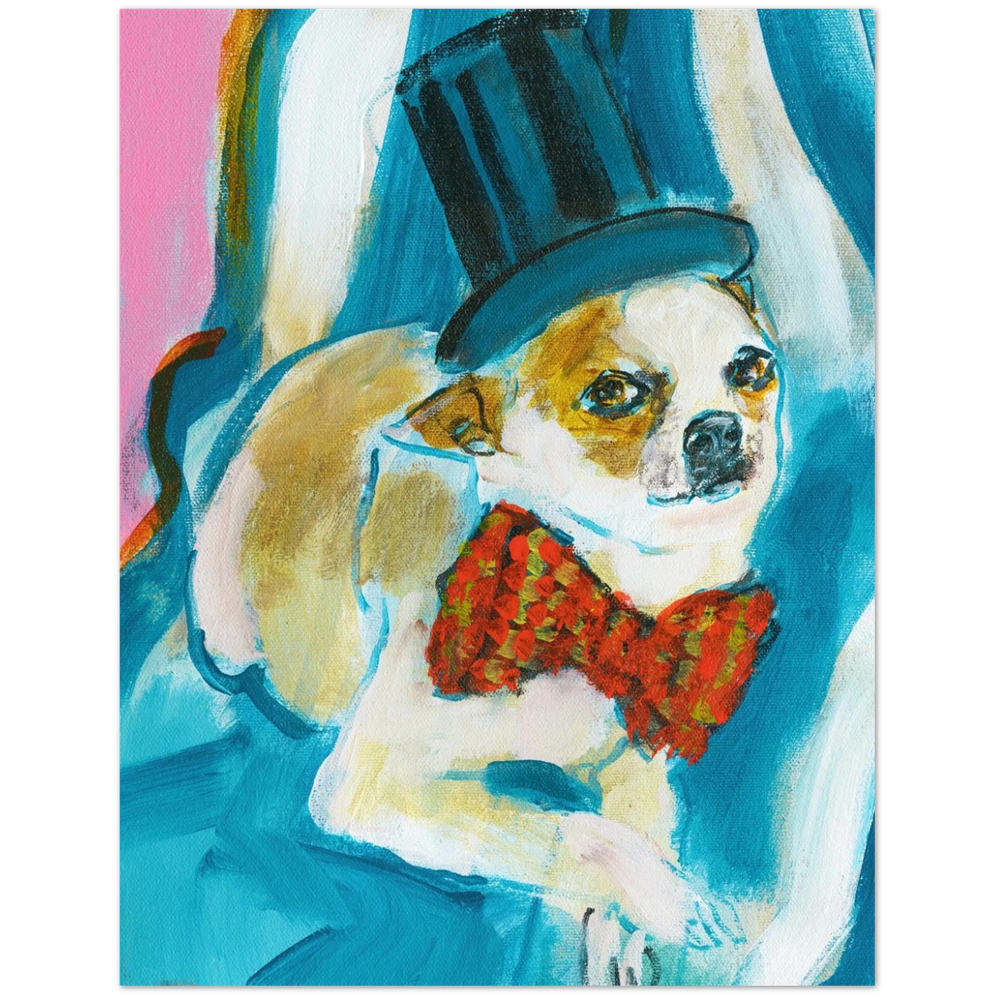 Colleen Ross Fine Art Gallery Greeting Card 4.25" x 5.5″ Mr. Bean