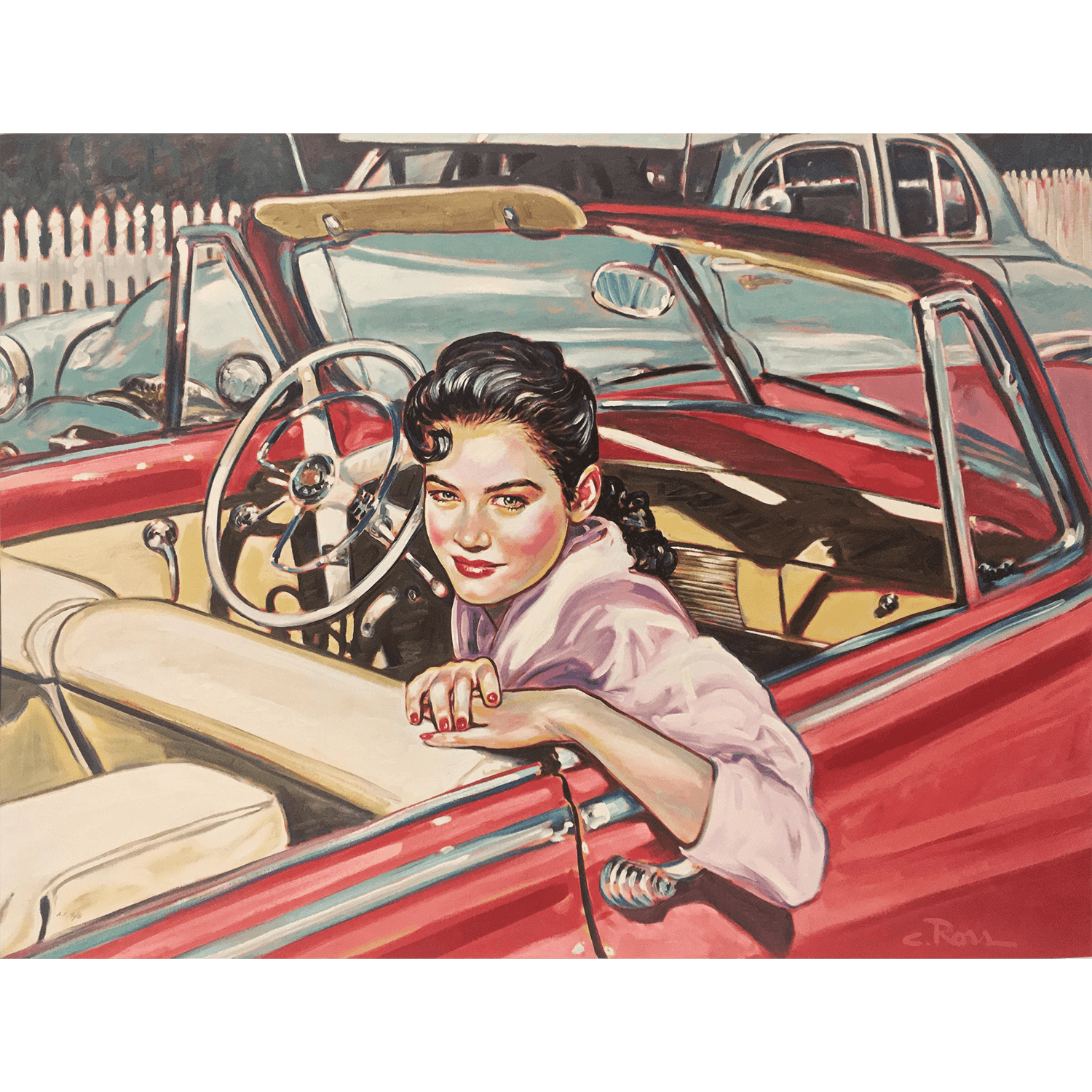 Colleen Ross Fine Art Gallery Limited Edition Serigraph 45 Minutes From Broadway