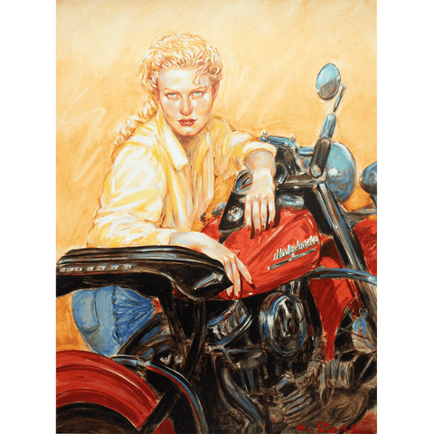 Colleen Ross Fine Art Gallery Limited Edition Serigraph Blue Angel
