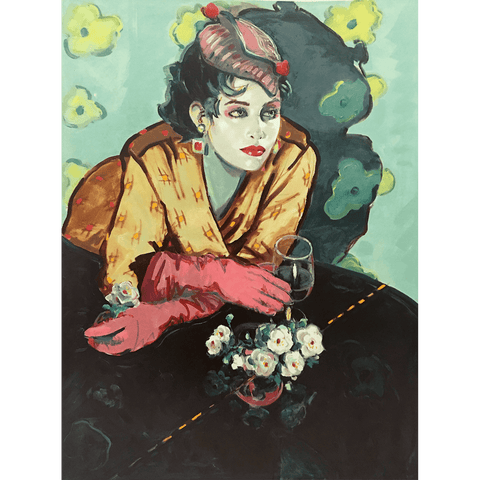 Colleen Ross Fine Art Gallery Limited Edition Serigraph White Gardenia