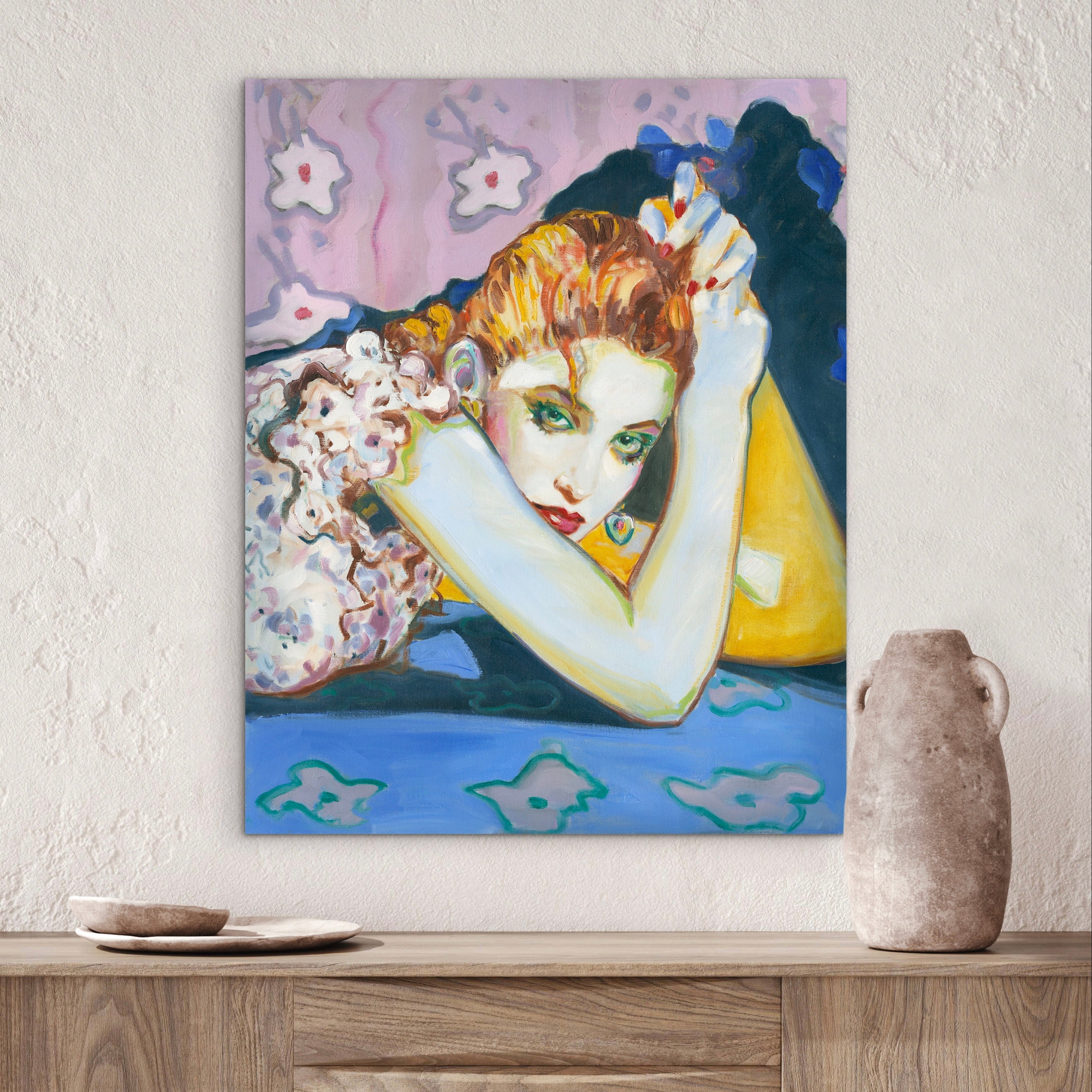 Colleen Ross Fine Art Gallery Mixed Media Print Mischief