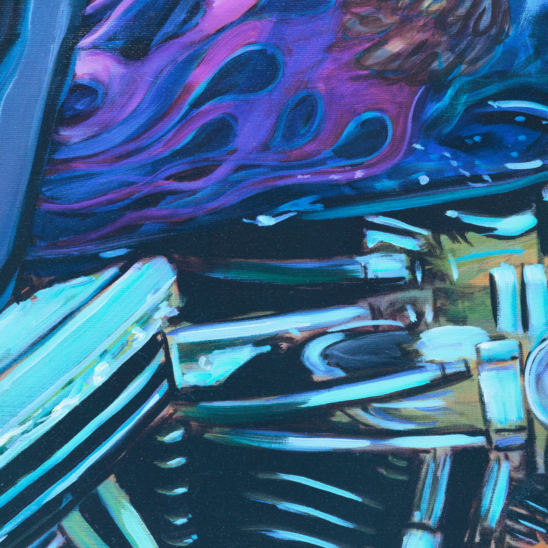 Colleen Ross Fine Art Gallery Mixed Media Print Here I Go Again Dreaming