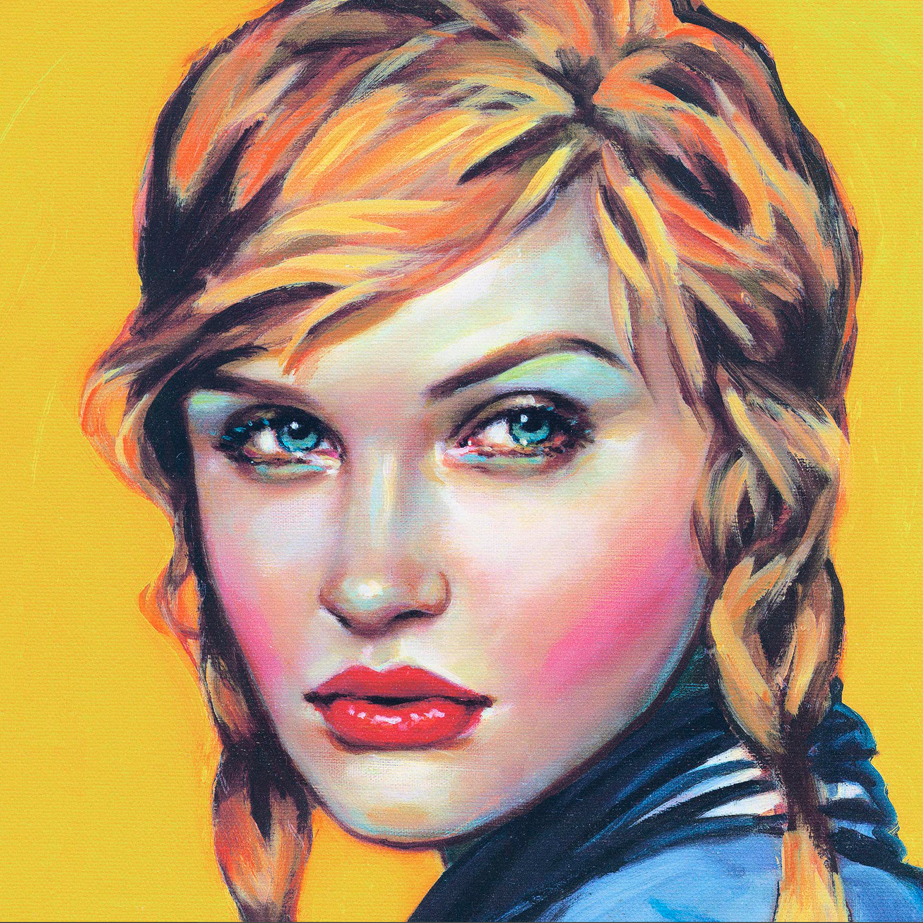 Colleen Ross Fine Art Gallery Mixed Media Print Here I Go Again Dreaming