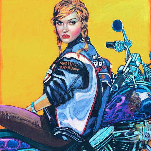 Colleen Ross Fine Art Gallery Mixed Media Print Here I Go Again Dreaming