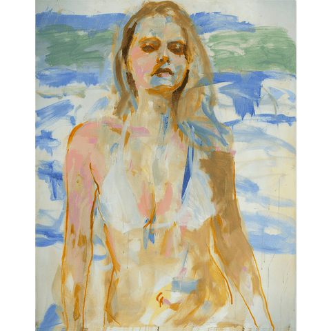 Colleen Ross Fine Art Gallery Paintings Abstract Swimmer