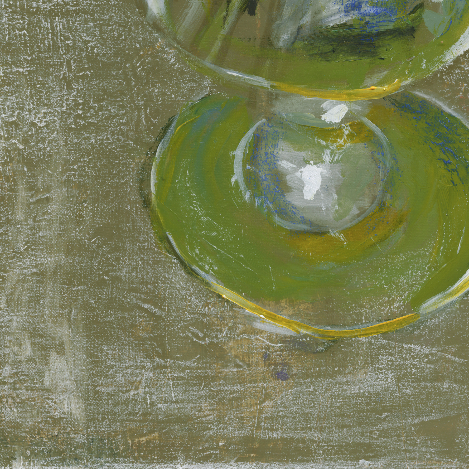 Colleen Ross Fine Art Gallery Paintings Blush and Verdure - Study