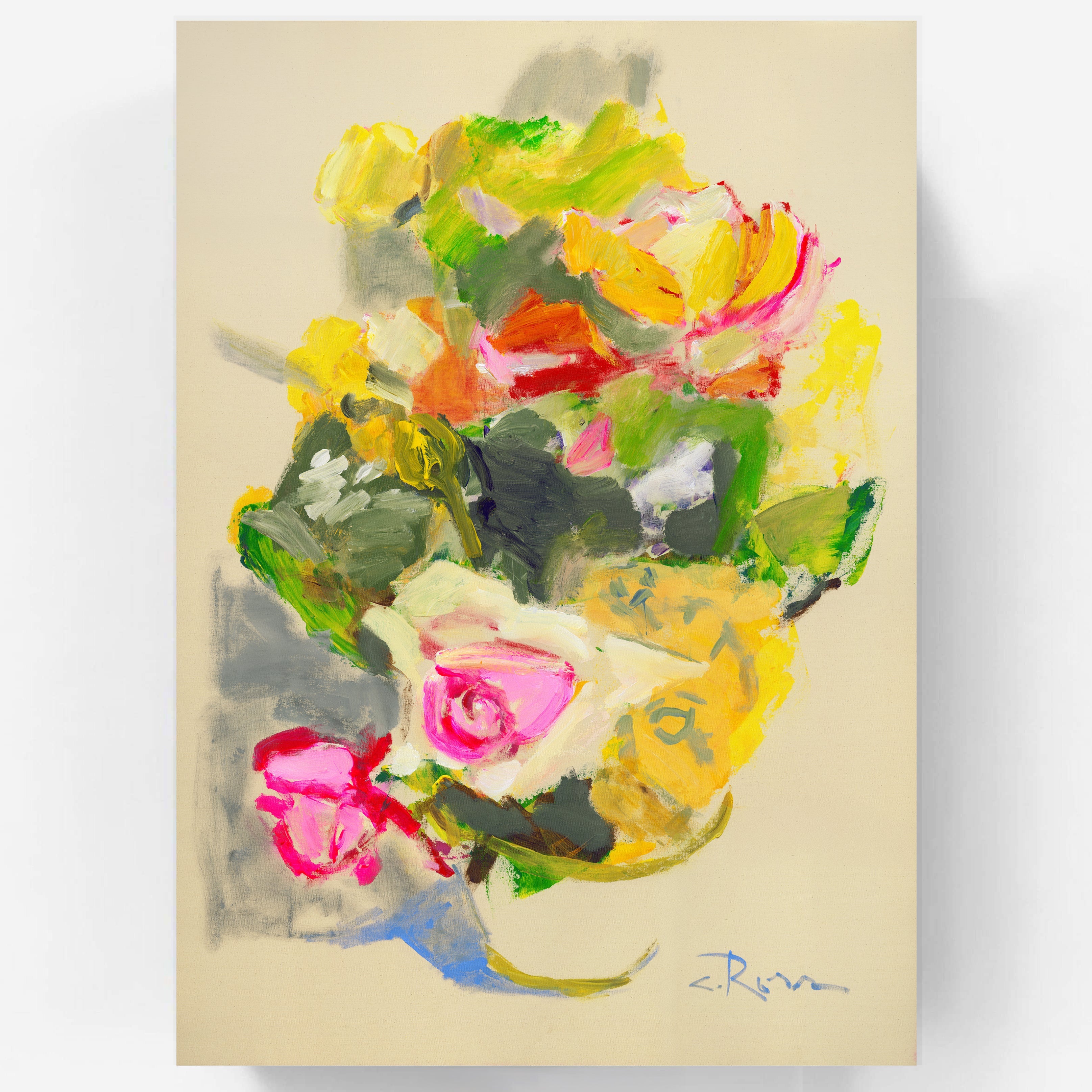 Colleen Ross Fine Art Gallery Paintings Bouquet on Linen
