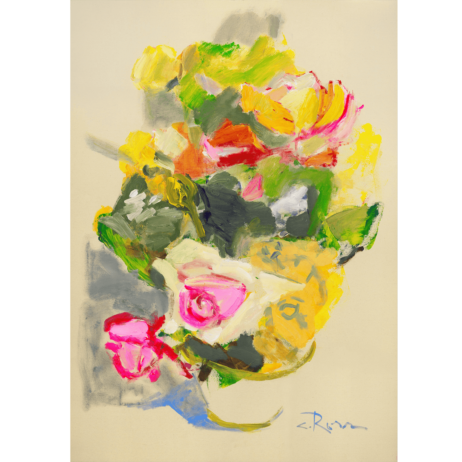Colleen Ross Fine Art Gallery Paintings Bouquet on Linen