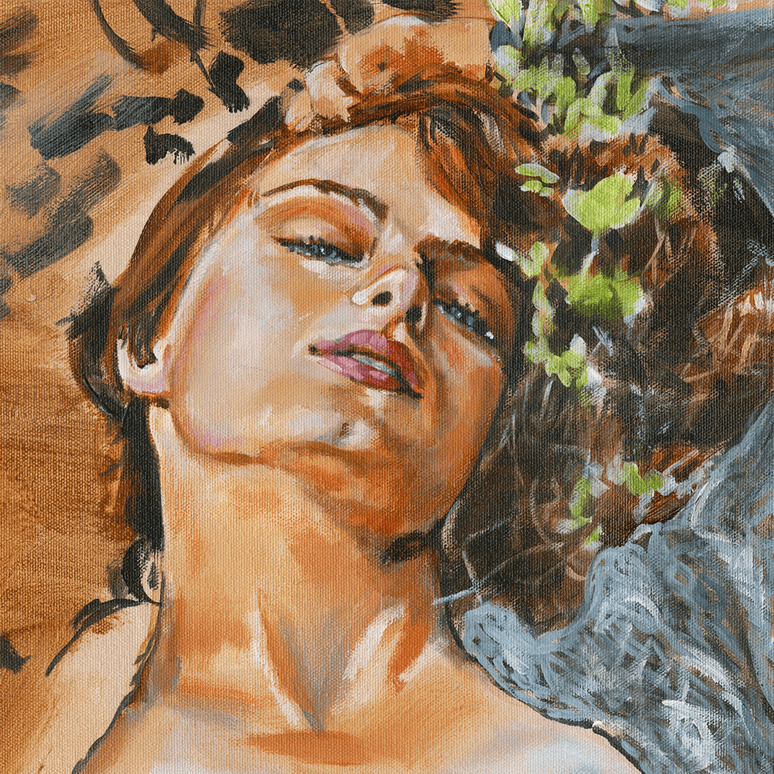 Colleen Ross Fine Art Gallery Paintings Dragon Lily