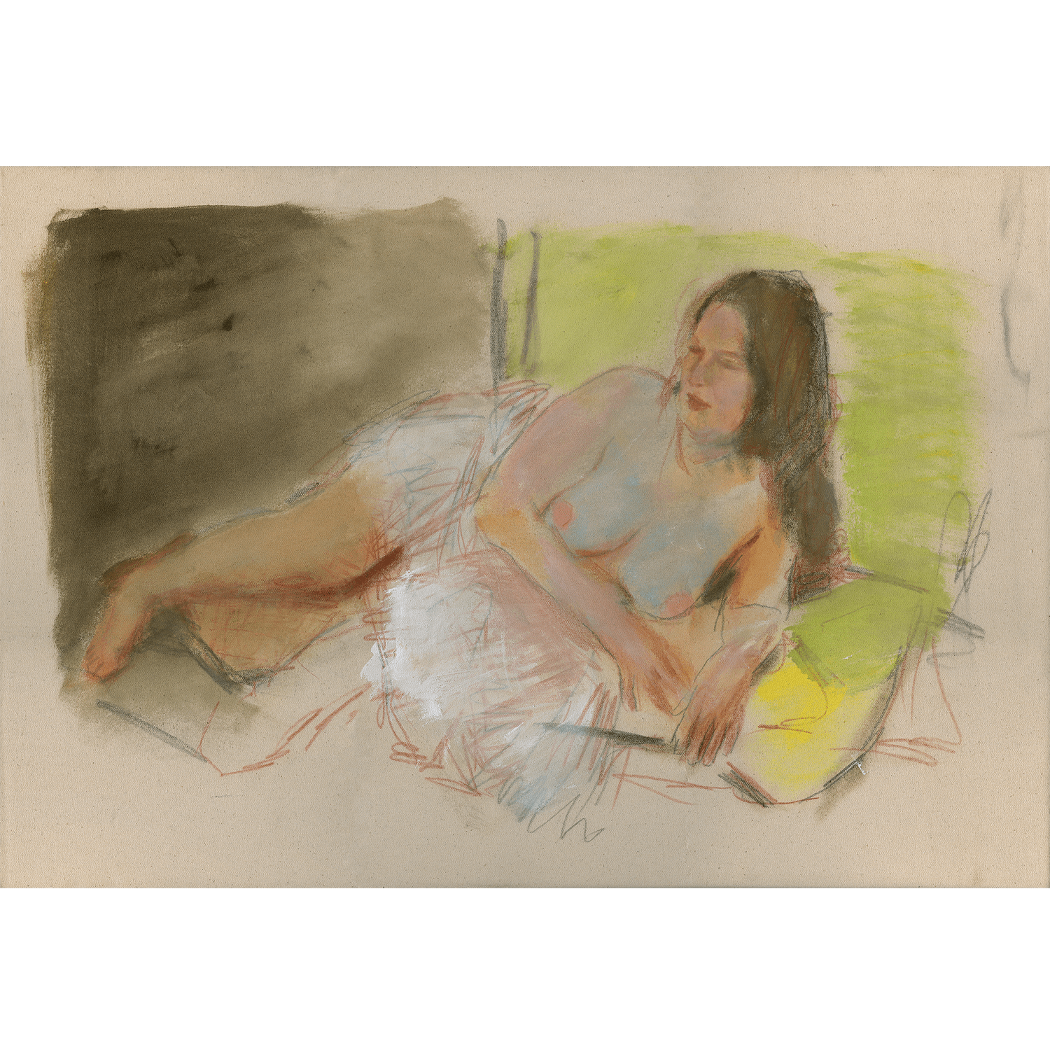 Colleen Ross Fine Art Gallery Paintings Laying Ballerina II