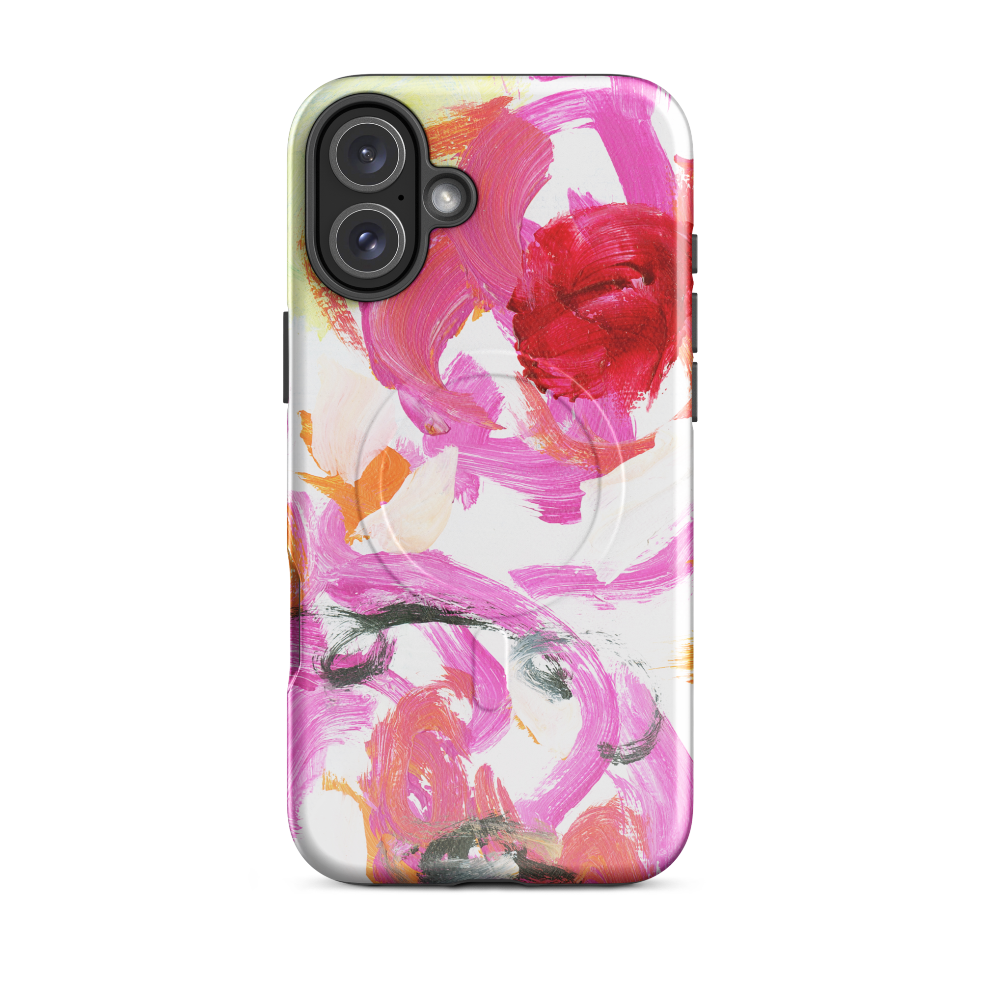 Colleen Ross Fine Art Gallery Phone Case Glossy / iPhone 16 Plus Blushed Peony