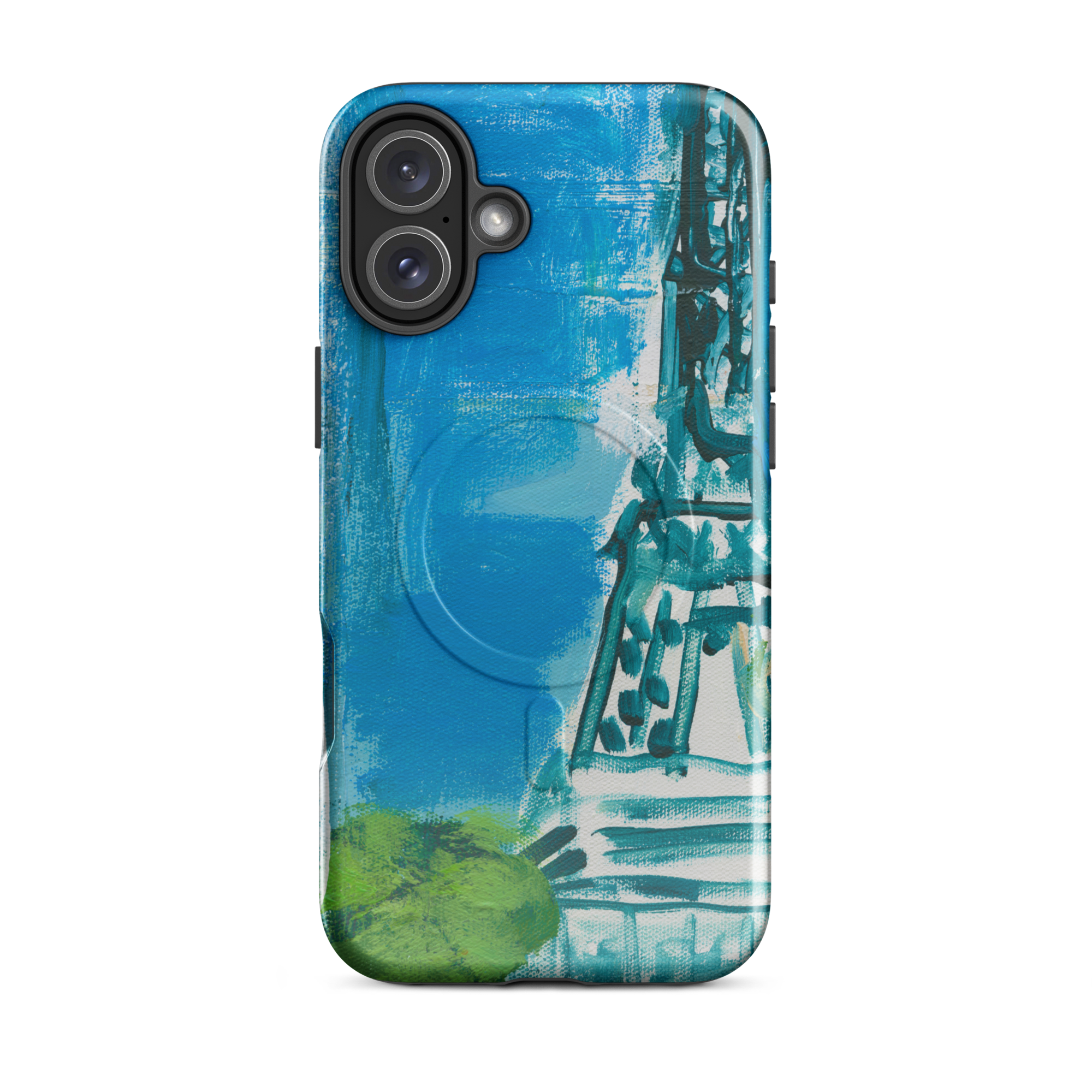 Colleen Ross Fine Art Gallery Phone Case Glossy / iPhone 16 Plus Midday in Montmartre