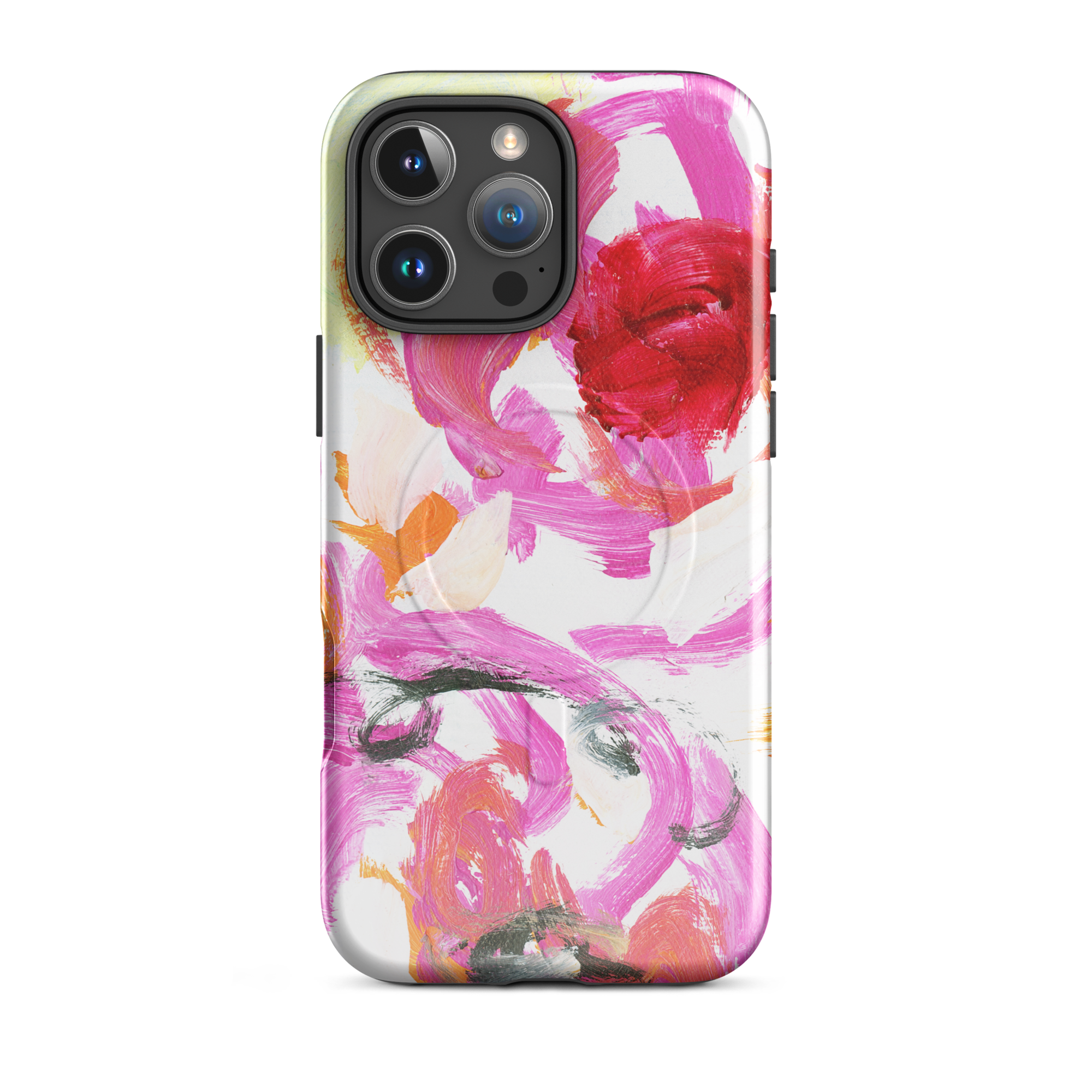 Colleen Ross Fine Art Gallery Phone Case Glossy / iPhone 16 Pro Max Blushed Peony