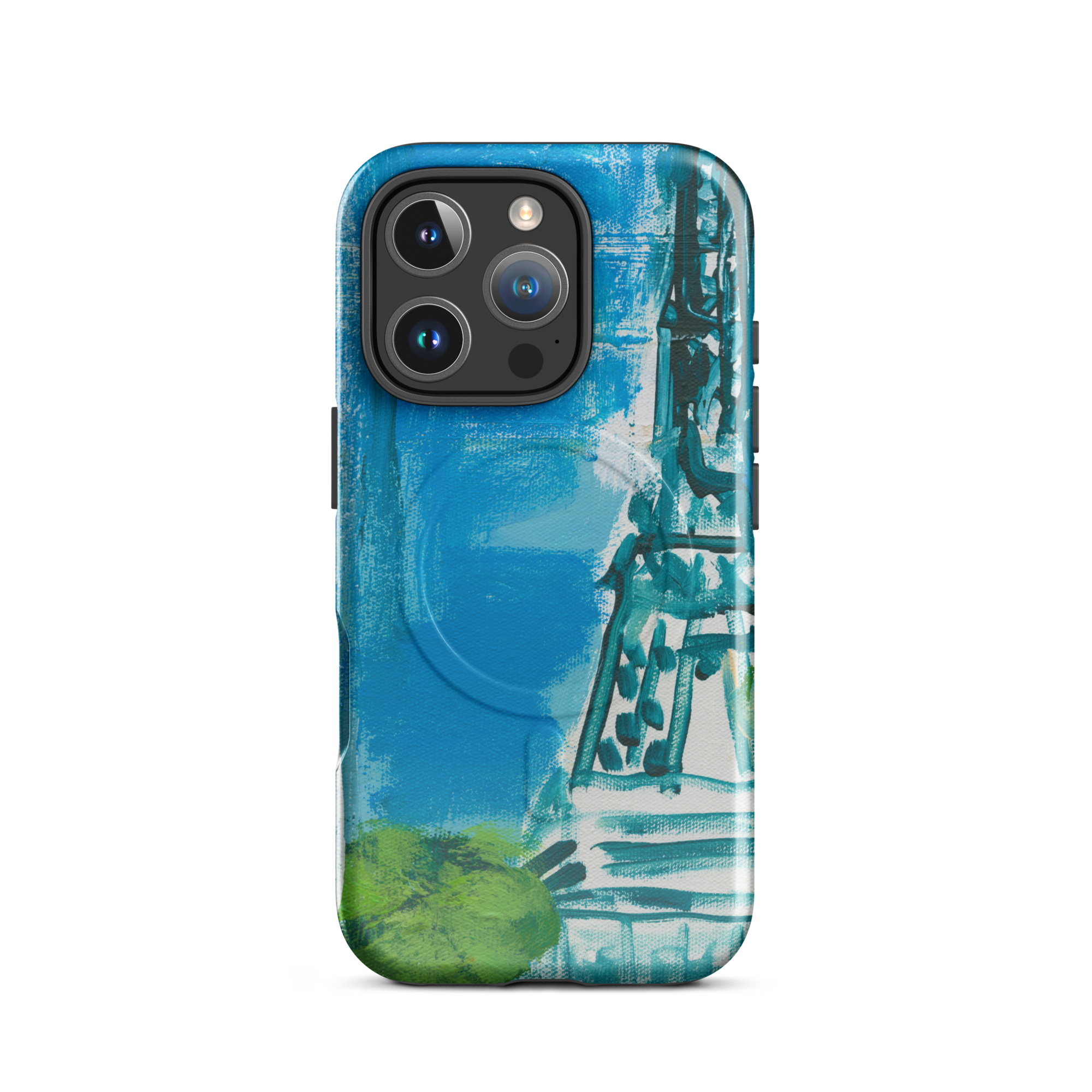 Colleen Ross Fine Art Gallery Phone Case Glossy / iPhone 16 Pro Midday in Montmartre