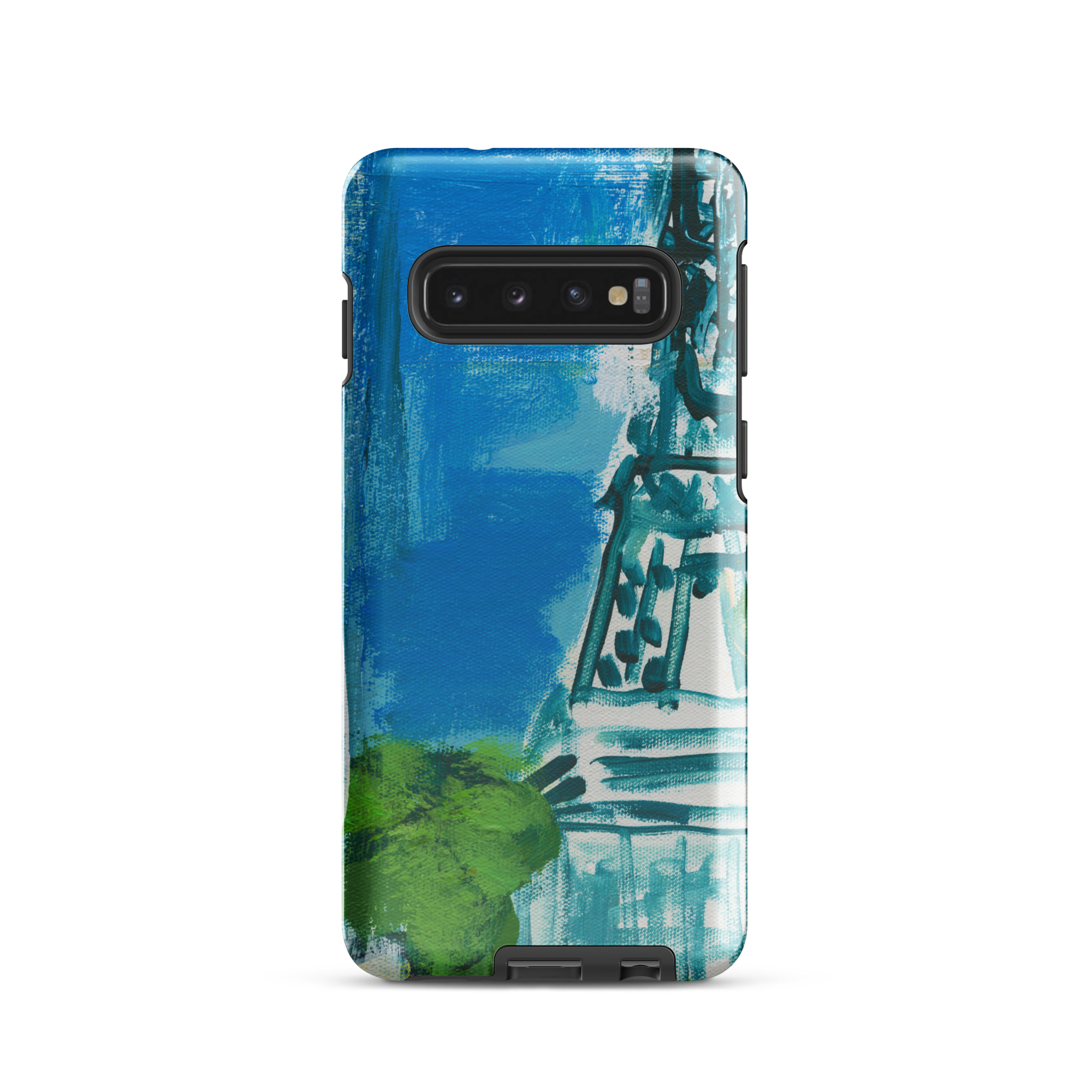 Colleen Ross Fine Art Gallery Phone Case Glossy / Samsung Galaxy S10 Midday in Montmartre
