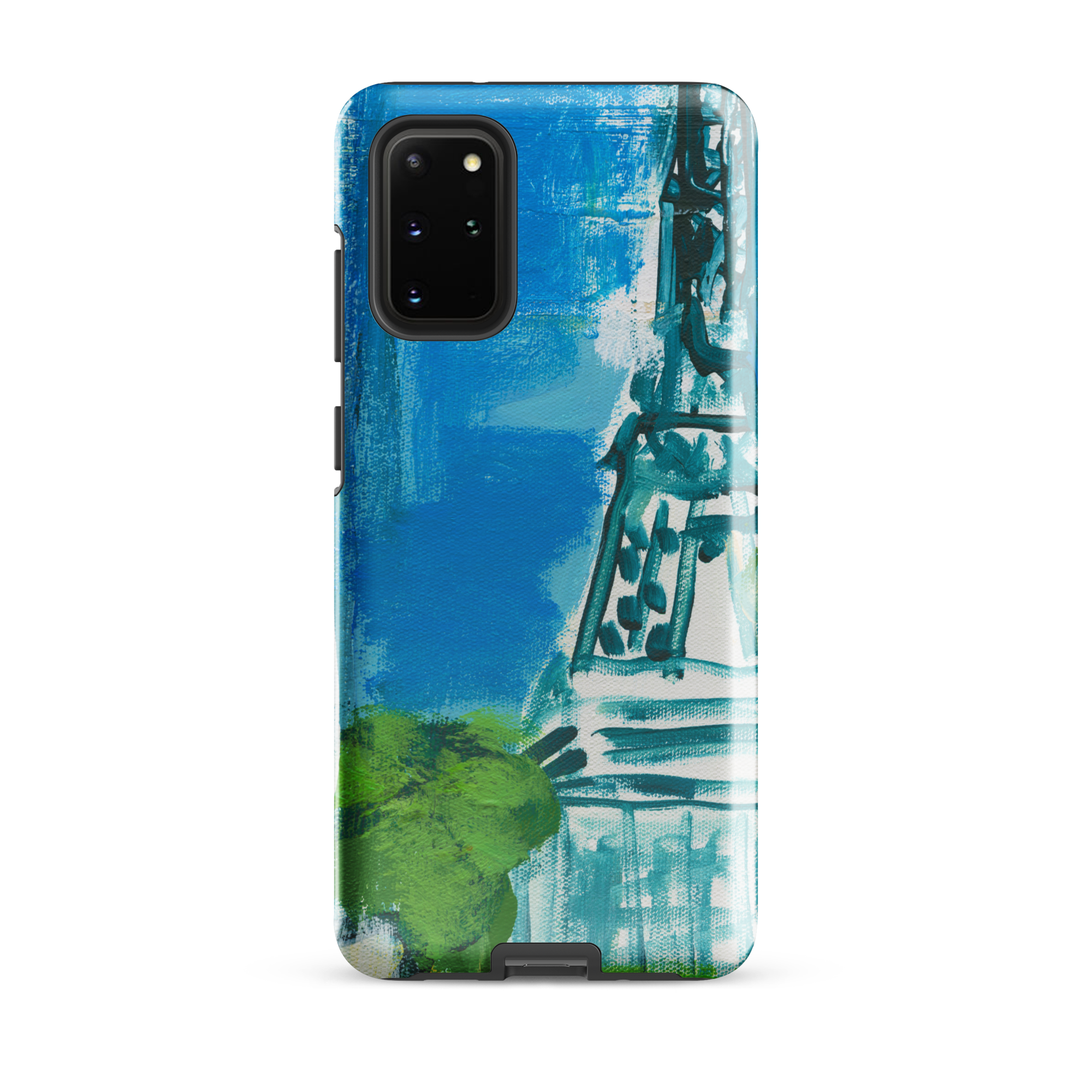 Colleen Ross Fine Art Gallery Phone Case Glossy / Samsung Galaxy S20 Plus Midday in Montmartre