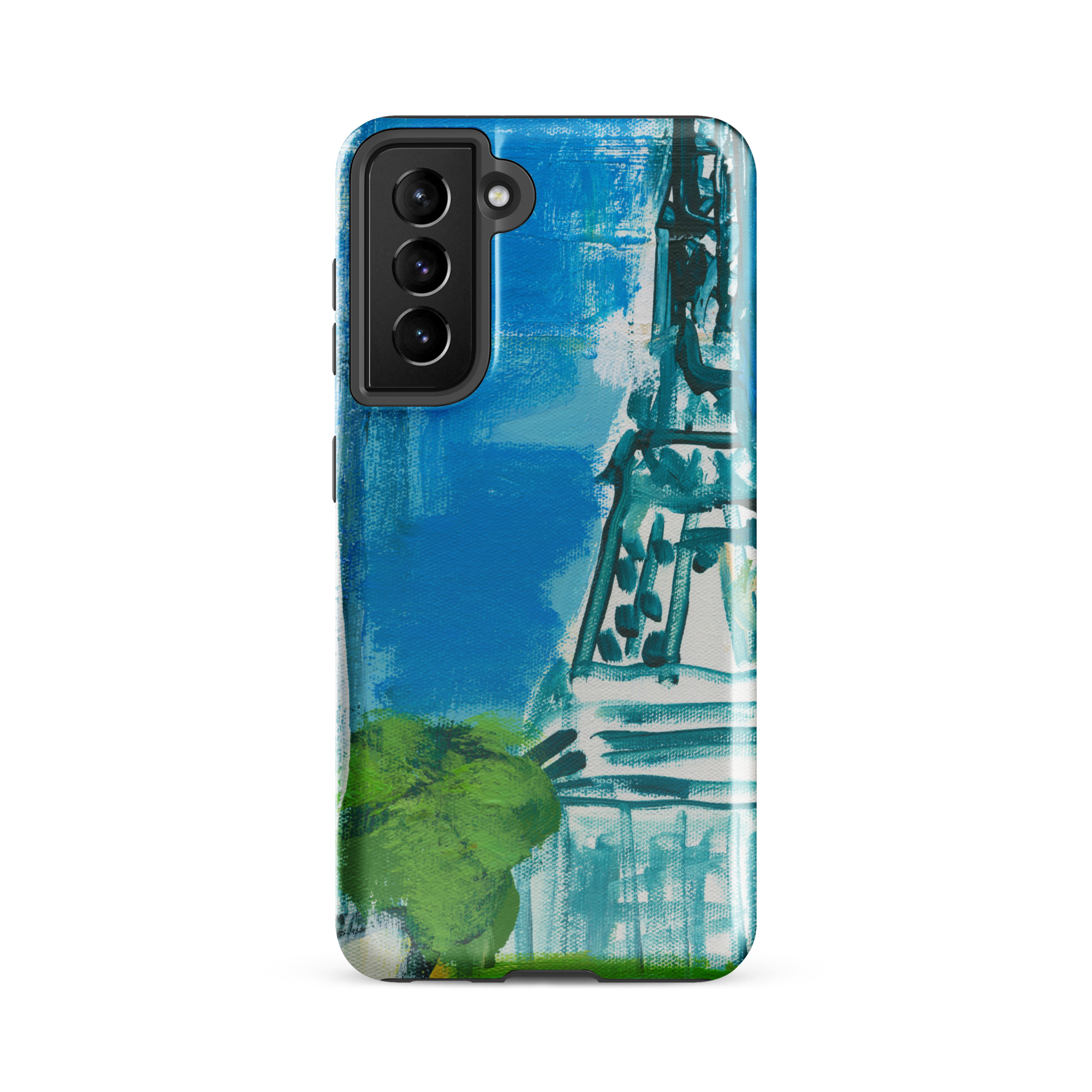 Colleen Ross Fine Art Gallery Phone Case Glossy / Samsung Galaxy S21 FE Midday in Montmartre