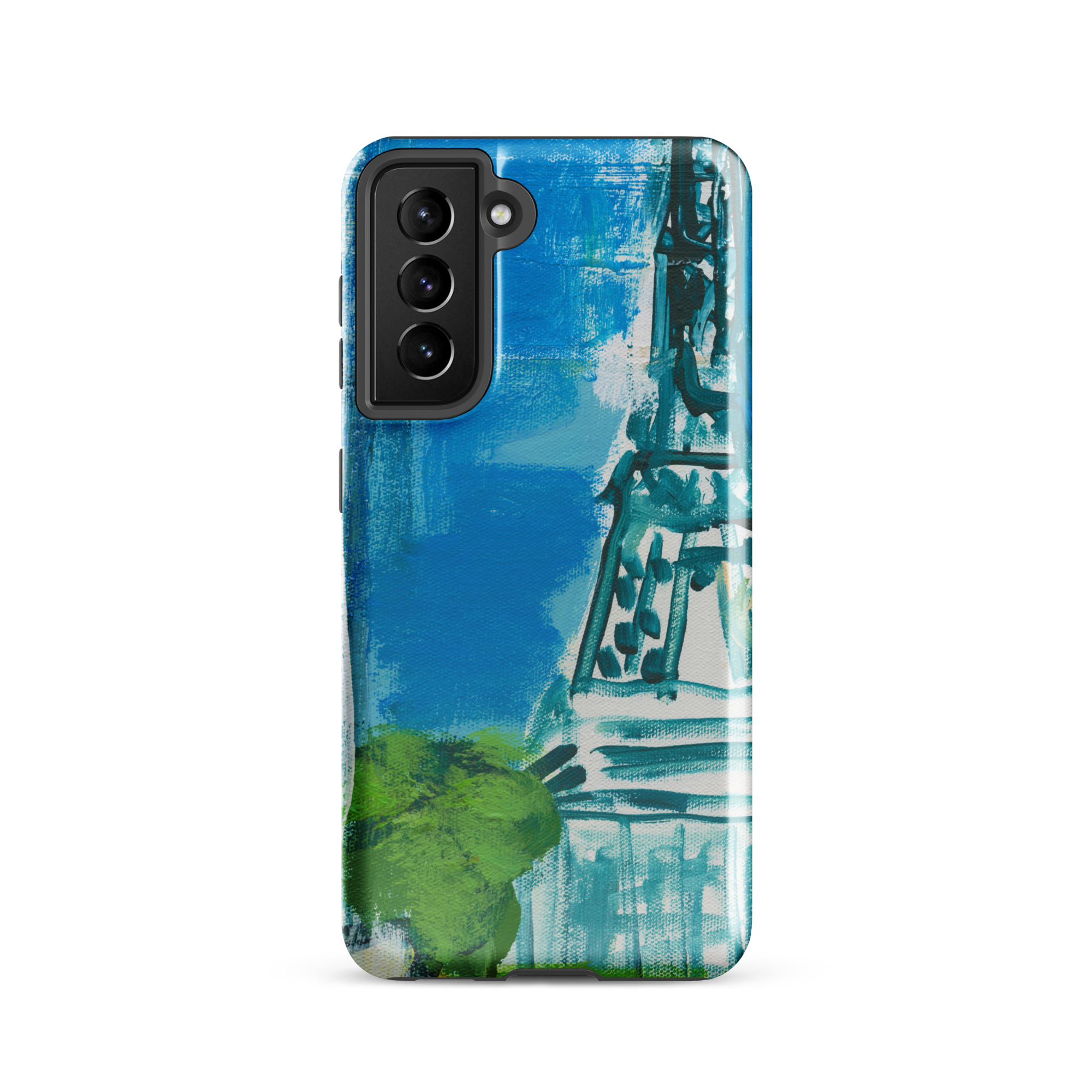 Colleen Ross Fine Art Gallery Phone Case Glossy / Samsung Galaxy S21 Midday in Montmartre