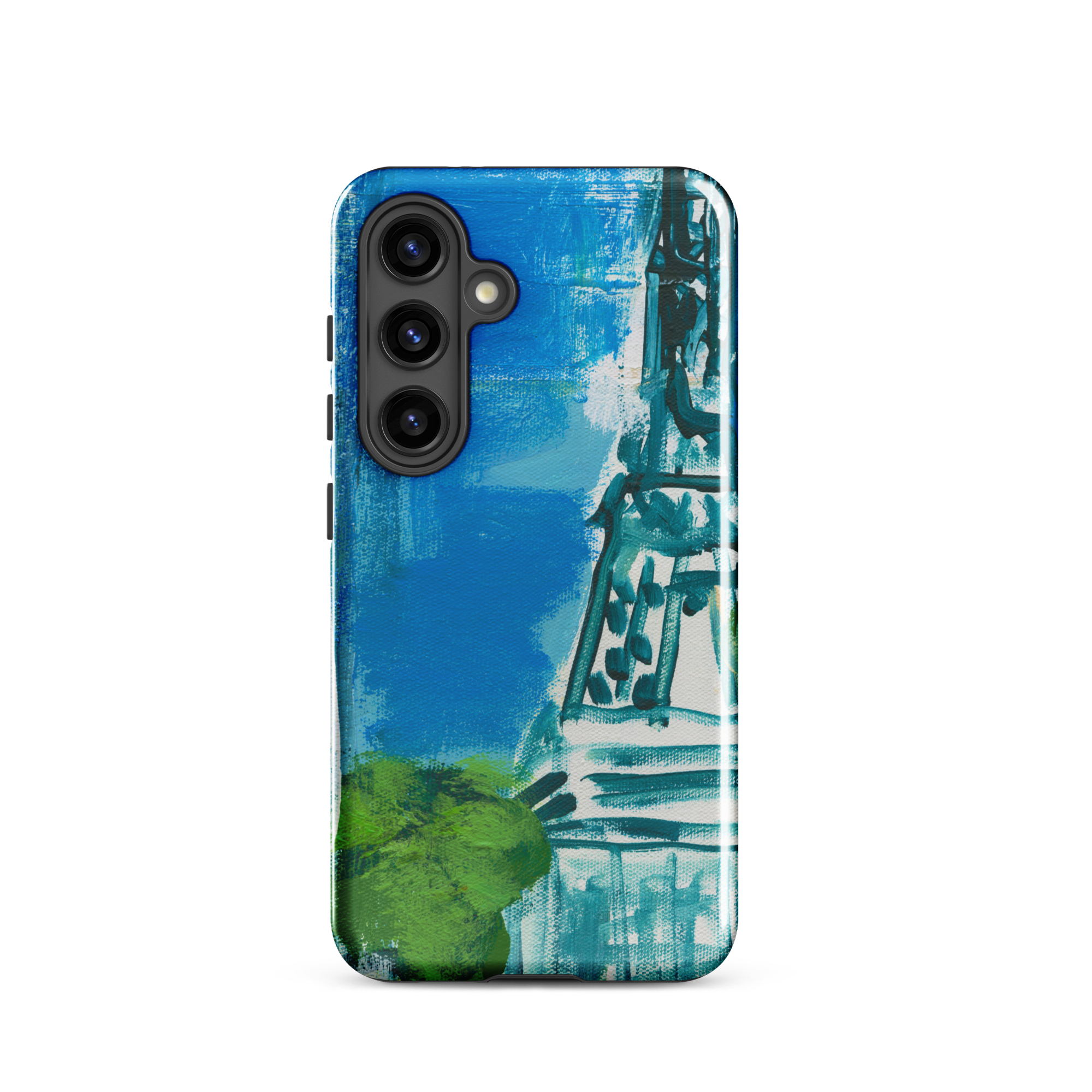 Colleen Ross Fine Art Gallery Phone Case Glossy / Samsung Galaxy S24 Midday in Montmartre
