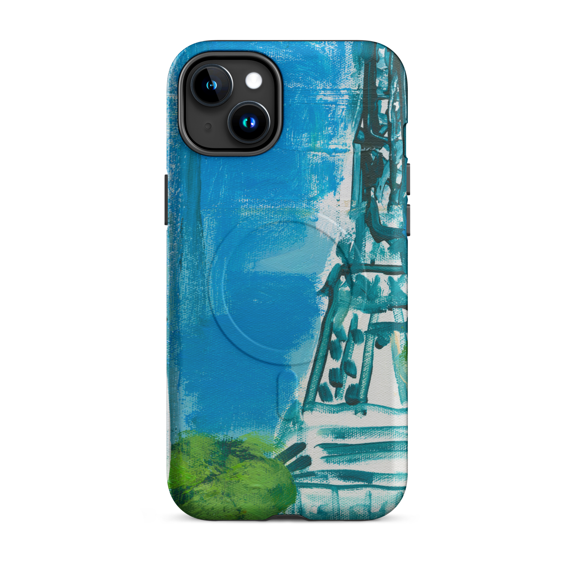Colleen Ross Fine Art Gallery Phone Case Matte / iPhone 15 Plus Midday in Montmartre