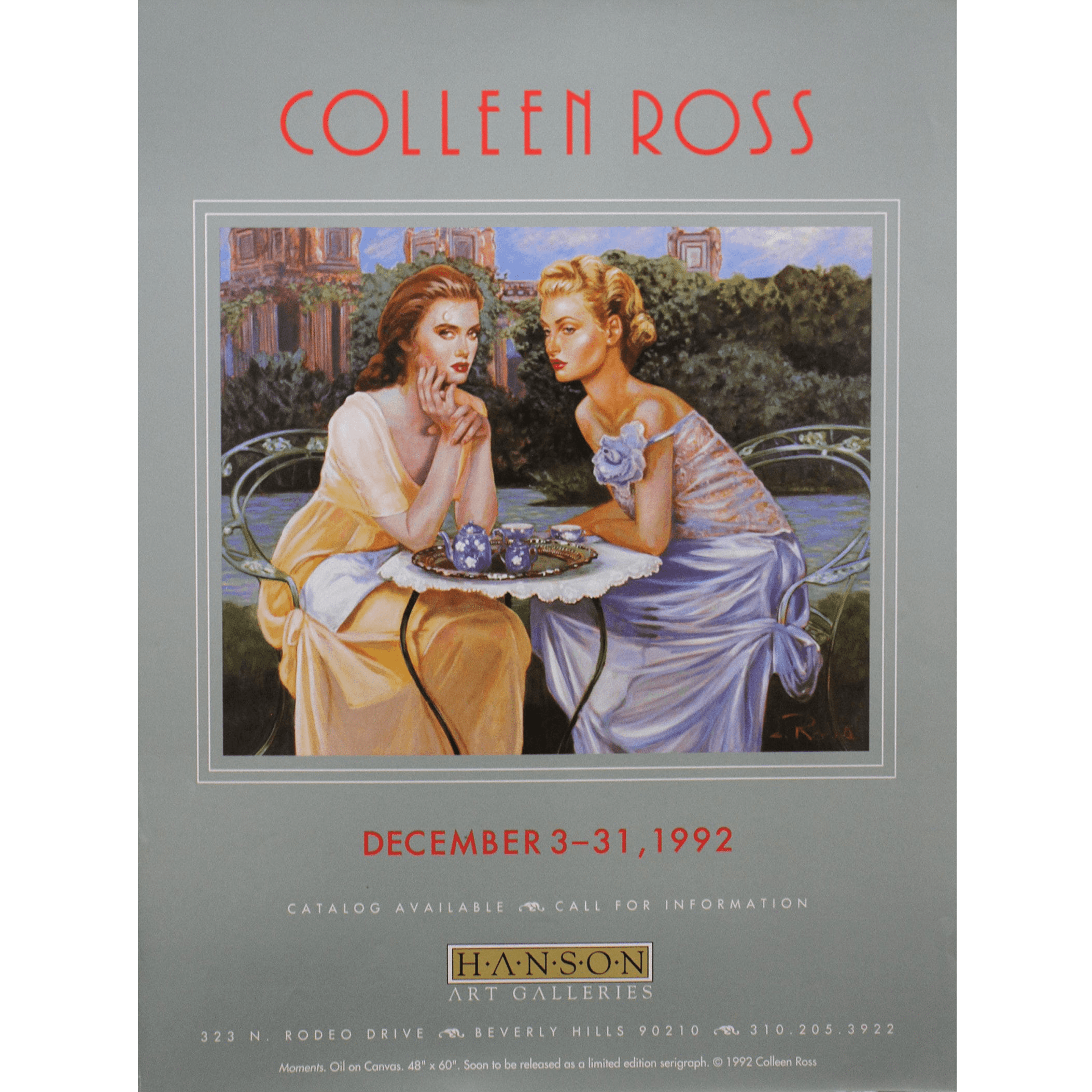 Colleen Ross Fine Art Gallery Poster Moments, 1992
