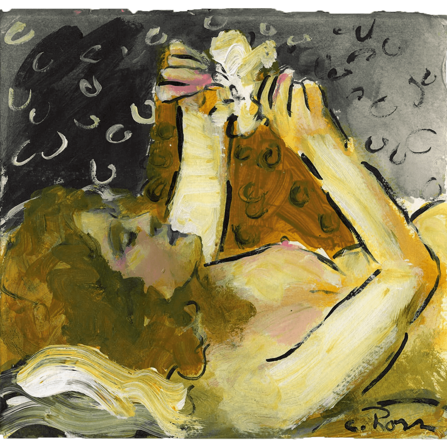 Colleen Ross Fine Art Gallery Works On Paper Dreams In The Night II