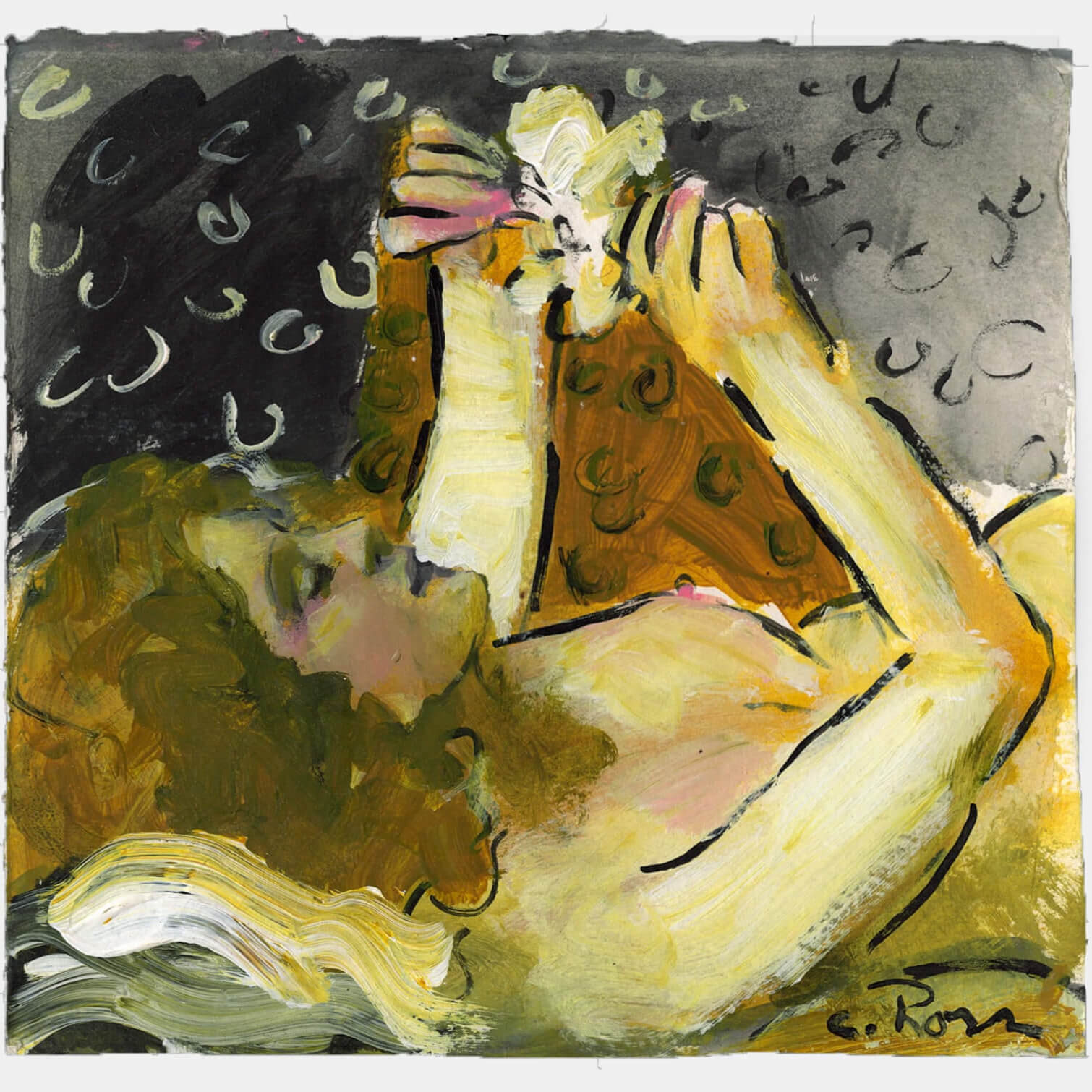 Colleen Ross Fine Art Gallery Works On Paper Dreams In The Night II