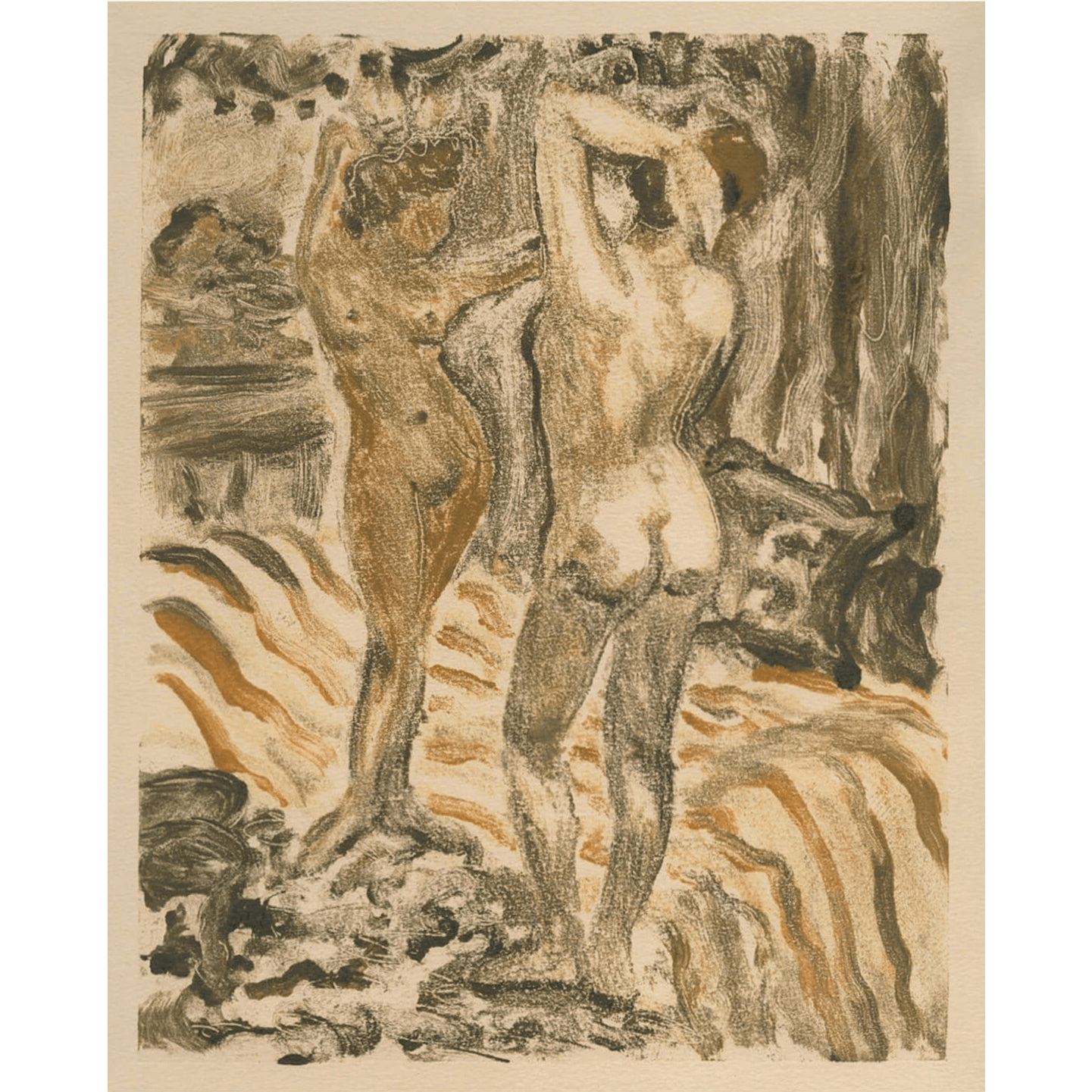 Colleen Ross Fine Art Gallery Works On Paper Reflection Nude