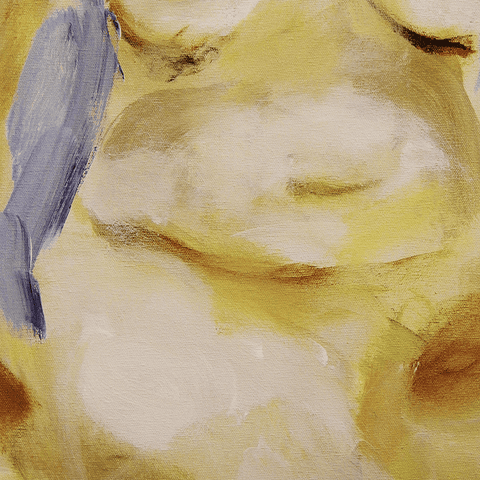 Pixels Art Print Abstract Nude