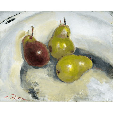Pixels Art Print Archival Paper - 24"x 30" Pears