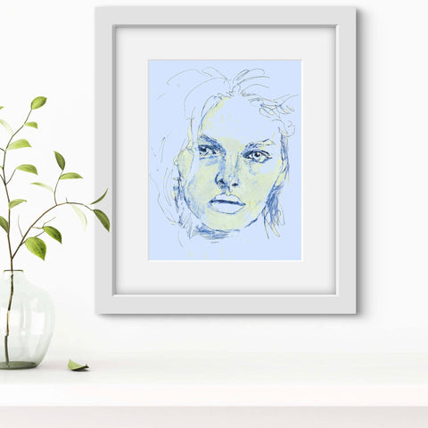 Pixels Art Print Innocence II