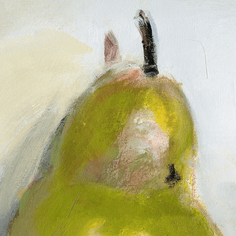 Pixels Art Print Pears