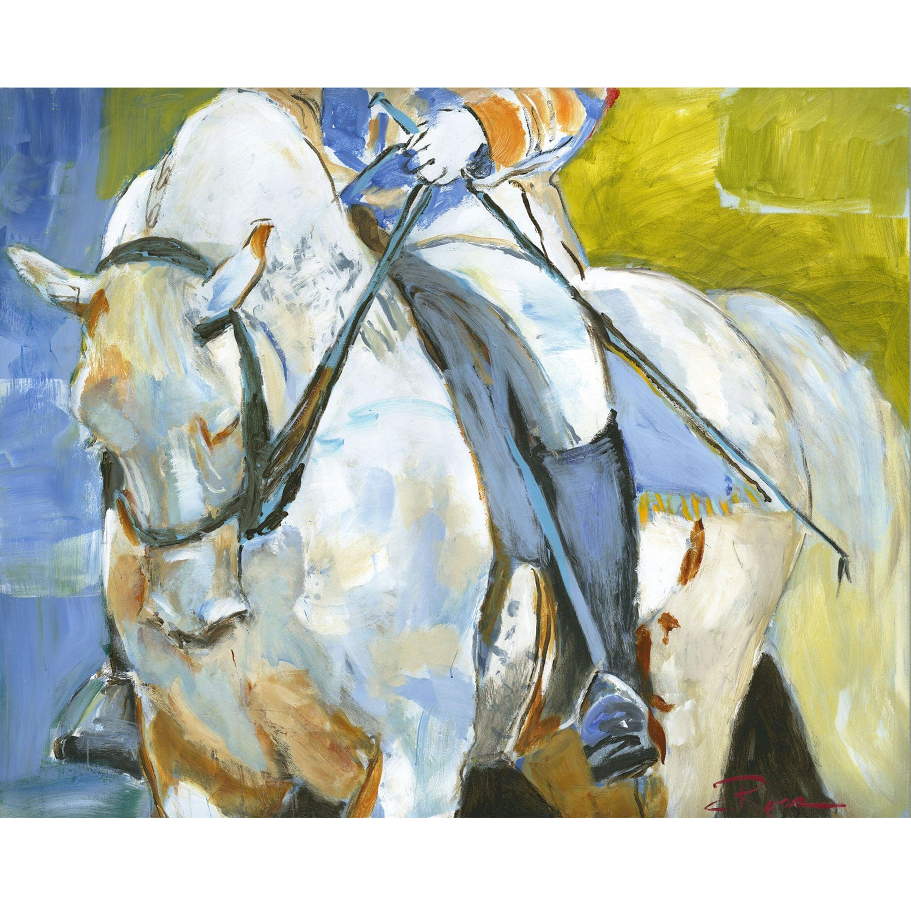 Finger Painted Horse