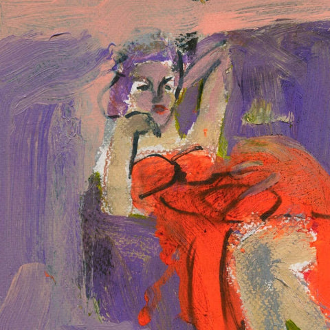Colleen Ross Fine Art Gallery Works On Paper Women In A Room Study, 2021