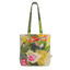 "Bouquet on Linen" Everyday Panama Tote Bag