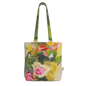 "Bouquet on Linen" Artist Everyday Tote Bag