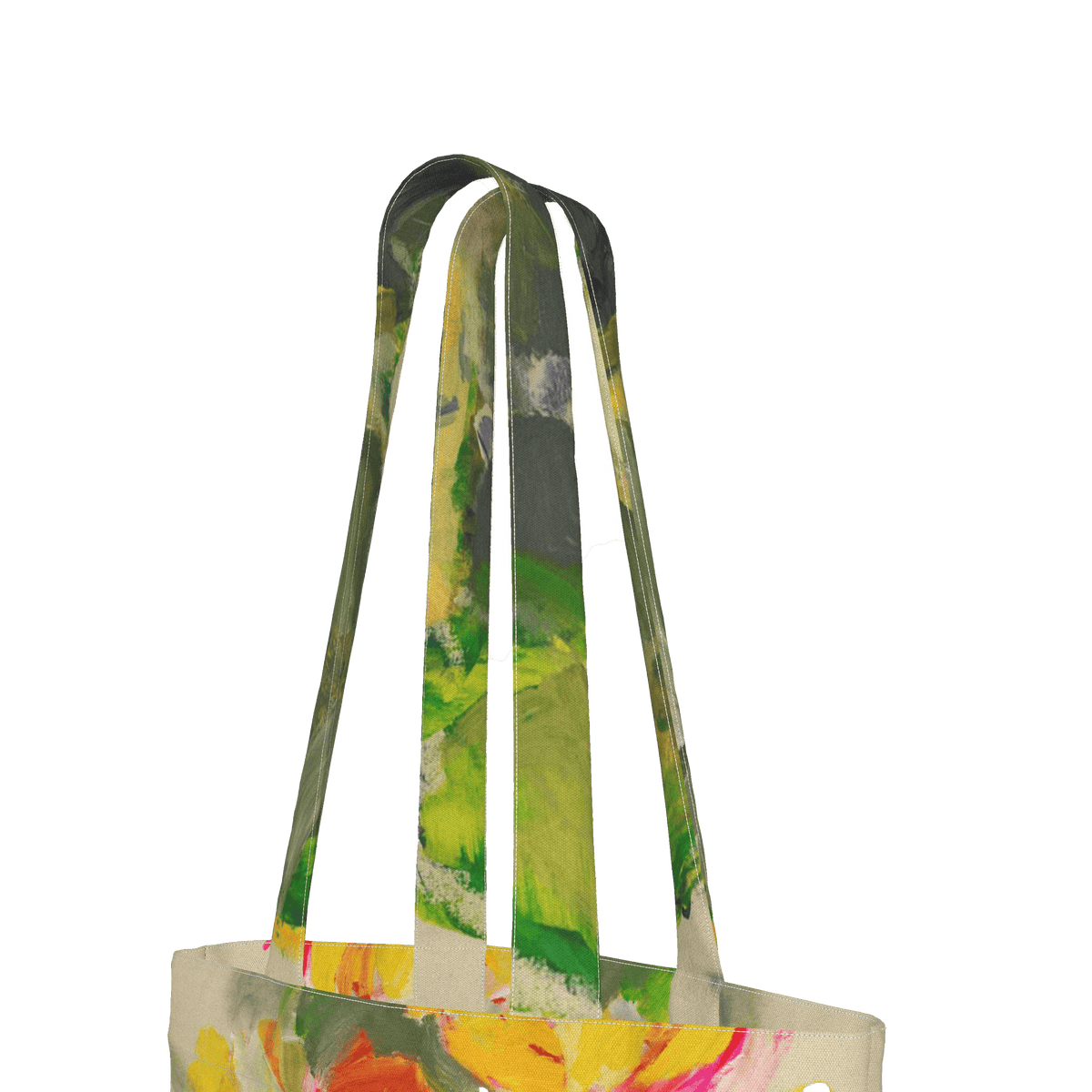 "Bouquet on Linen" Artist Everyday Tote Bag