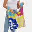 "Vibrant Canvas" Fine Art Parachute Shopping Bag