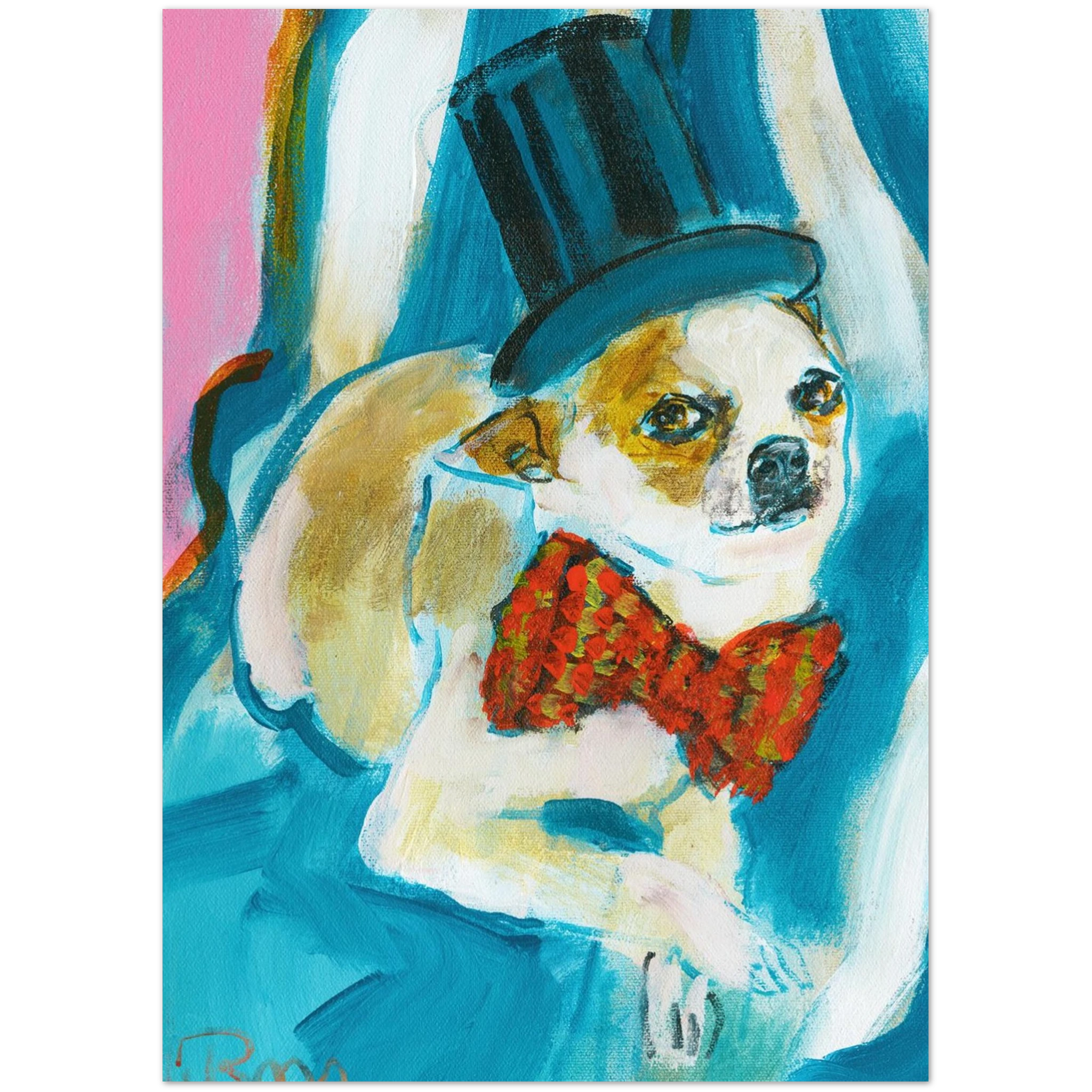 Colleen Ross Fine Art Gallery Greeting Card 5" x 7″ Mr. Bean