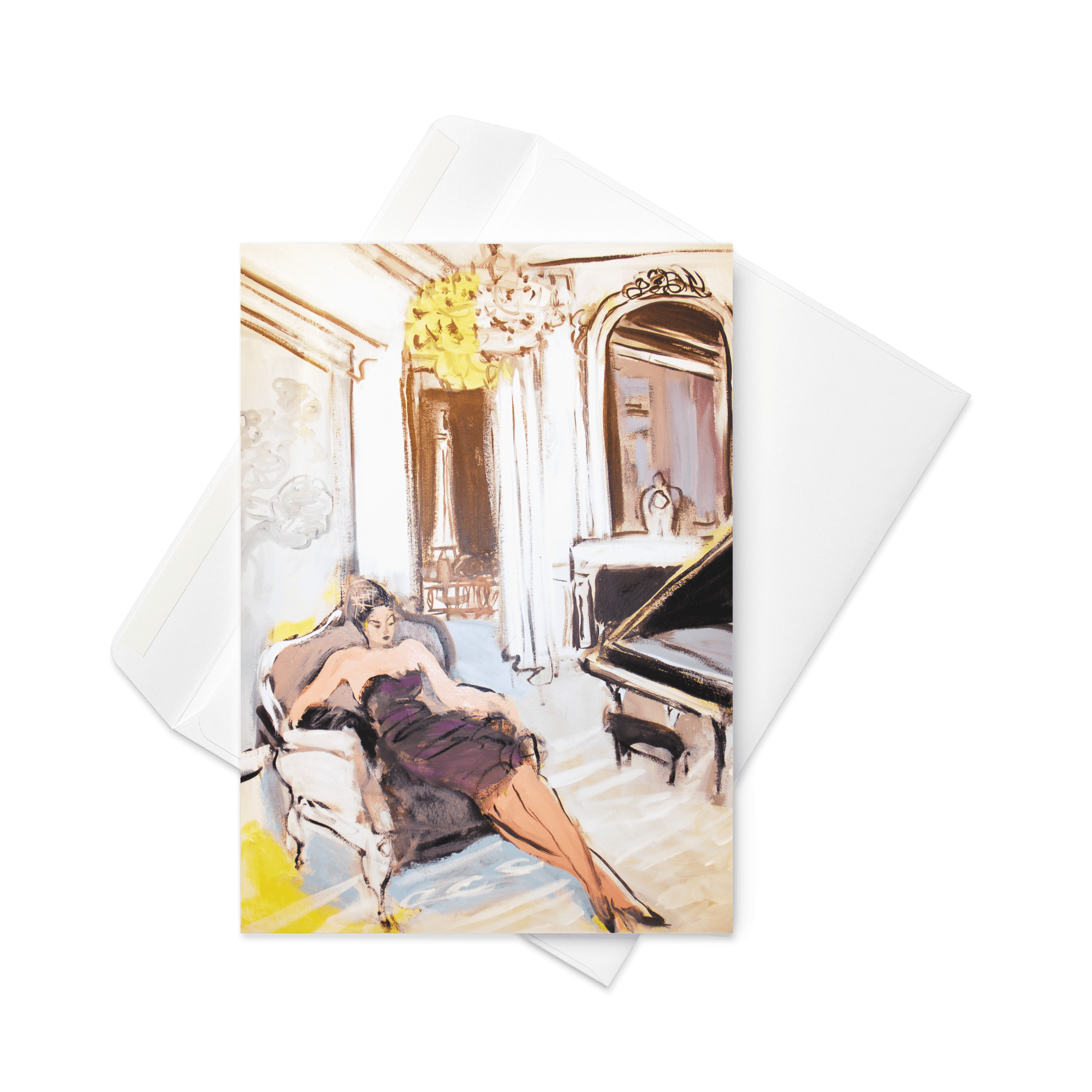 Colleen Ross Fine Art Gallery Greeting Cards Collette In Paris Greeting card