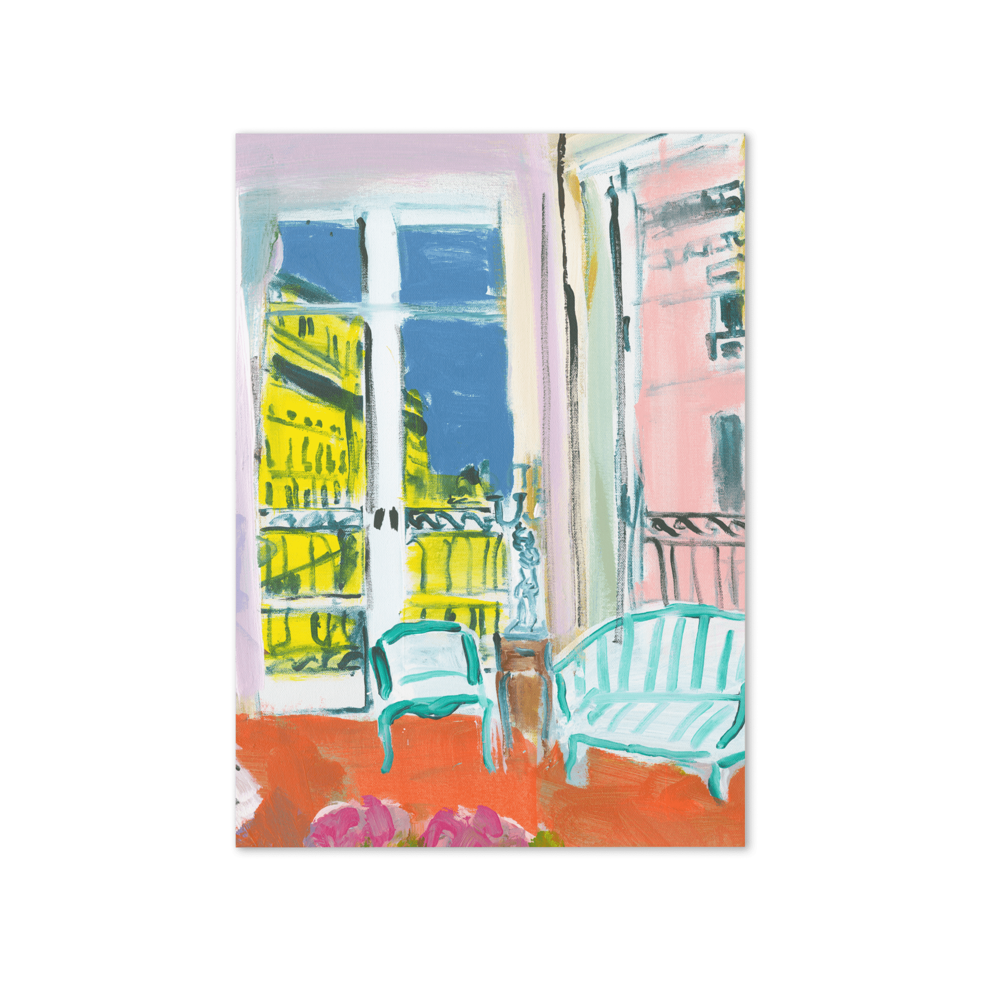 Colleen Ross Fine Art Gallery Greeting Cards Paris Salon Greeting card