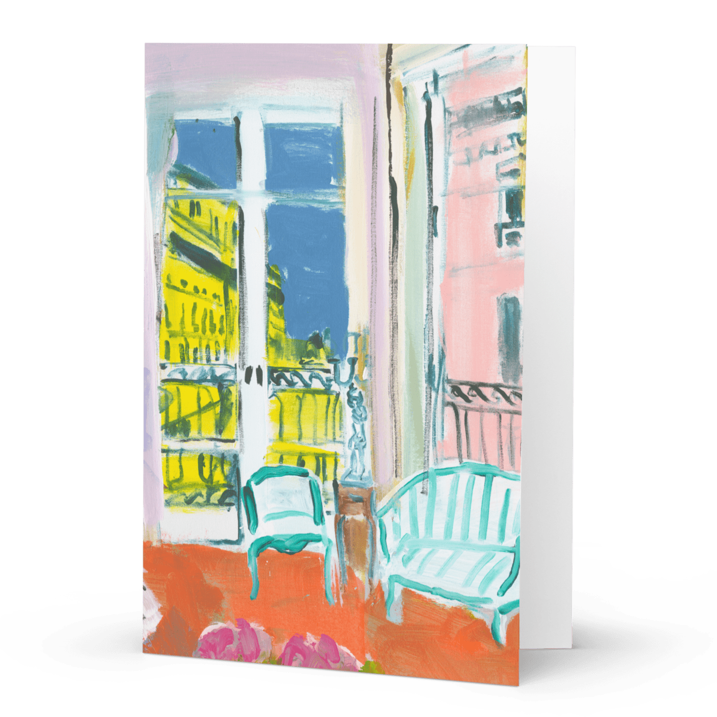 Colleen Ross Fine Art Gallery Greeting Cards Paris Salon Greeting card