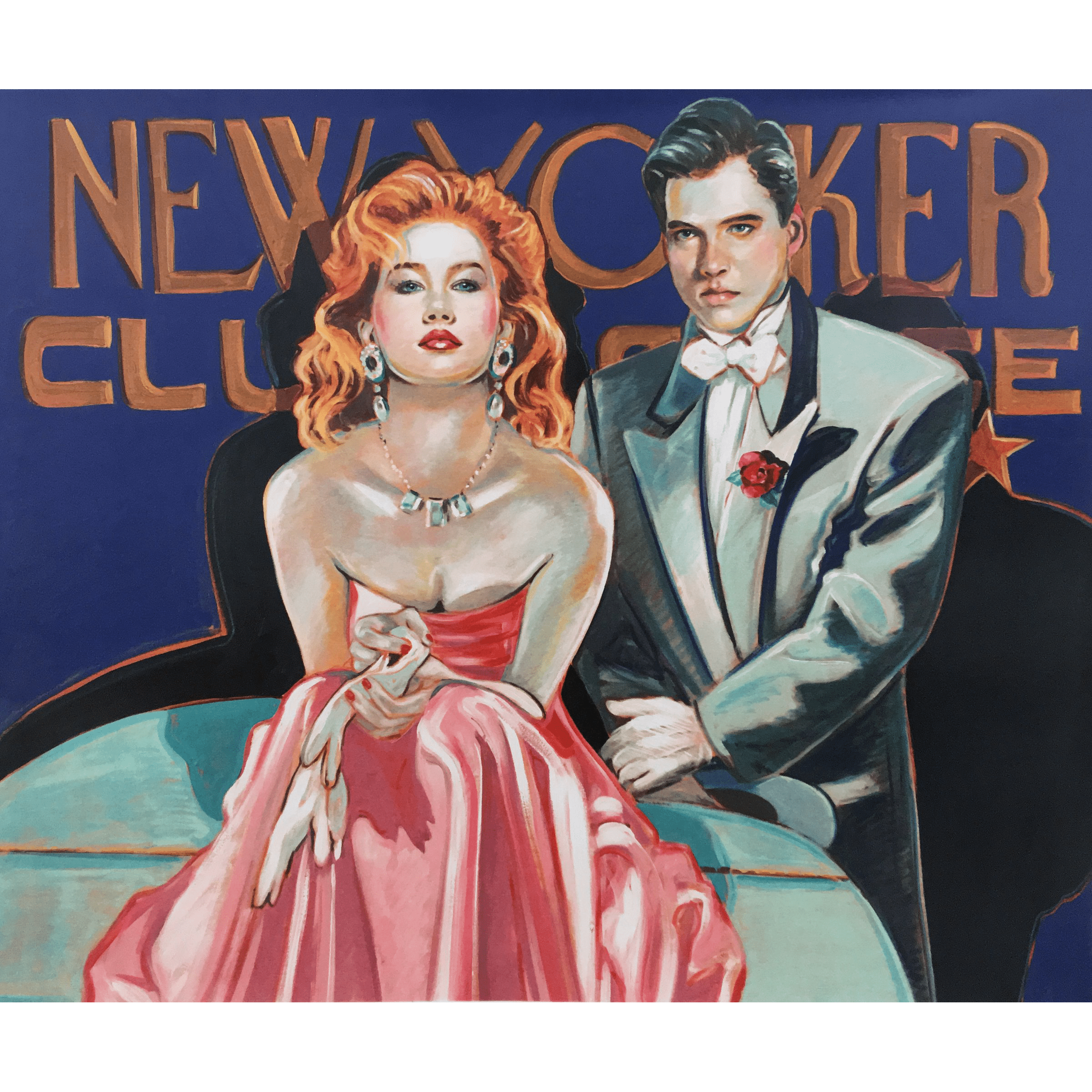 Colleen Ross Fine Art Gallery Limited Edition Serigraph New Yorker Club