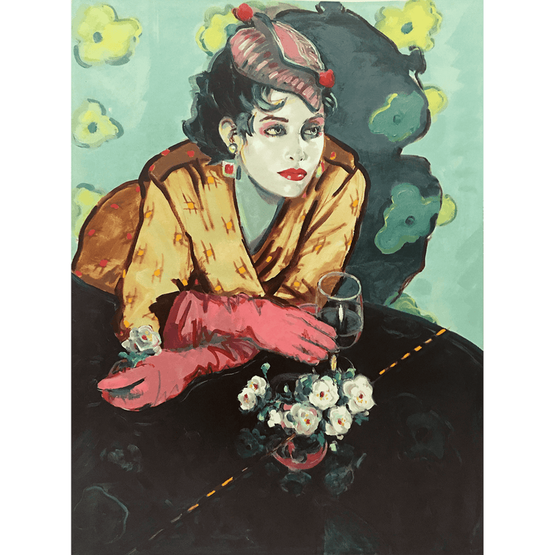 Colleen Ross Fine Art Gallery Limited Edition Serigraph White Gardenia