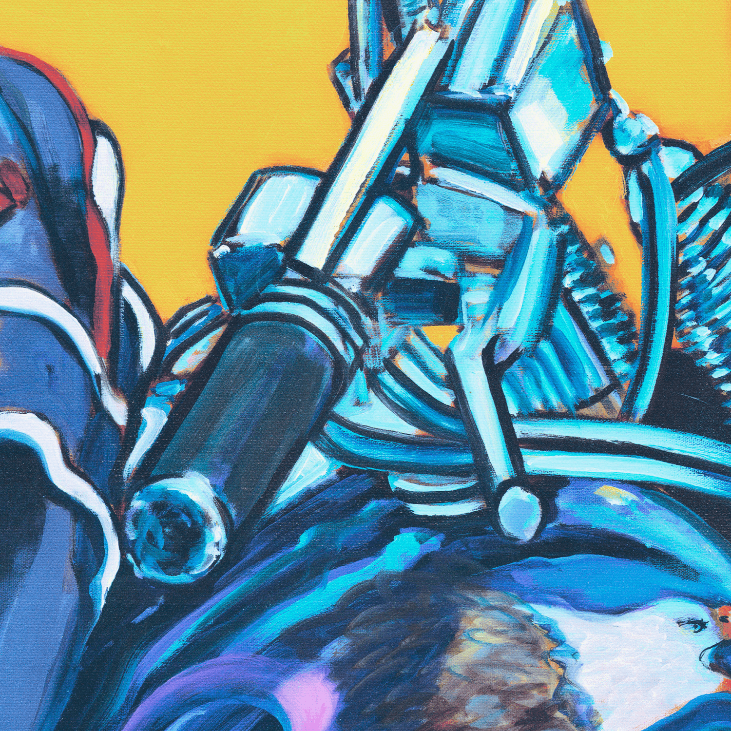 Colleen Ross Fine Art Gallery Mixed Media Print Here I Go Again Dreaming