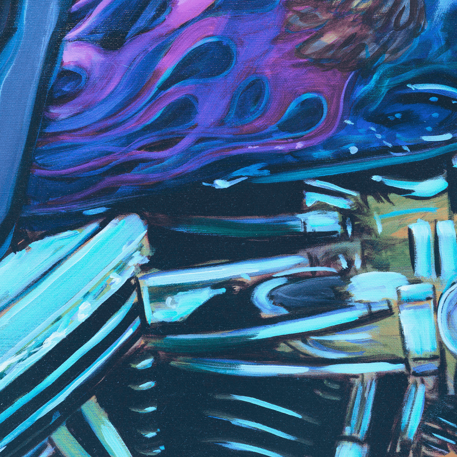 Colleen Ross Fine Art Gallery Mixed Media Print Here I Go Again Dreaming