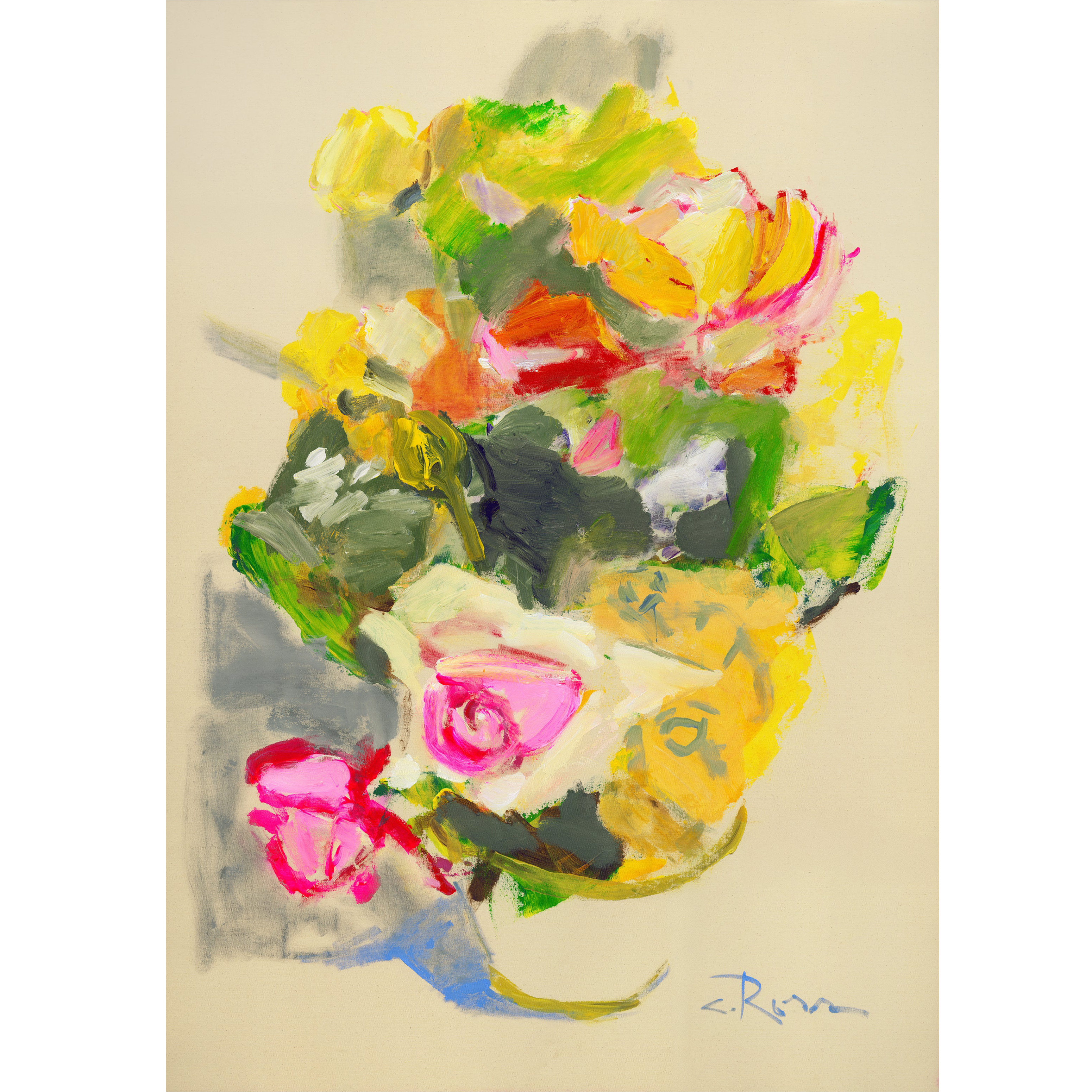 Colleen Ross Fine Art Gallery Paintings Bouquet on Linen