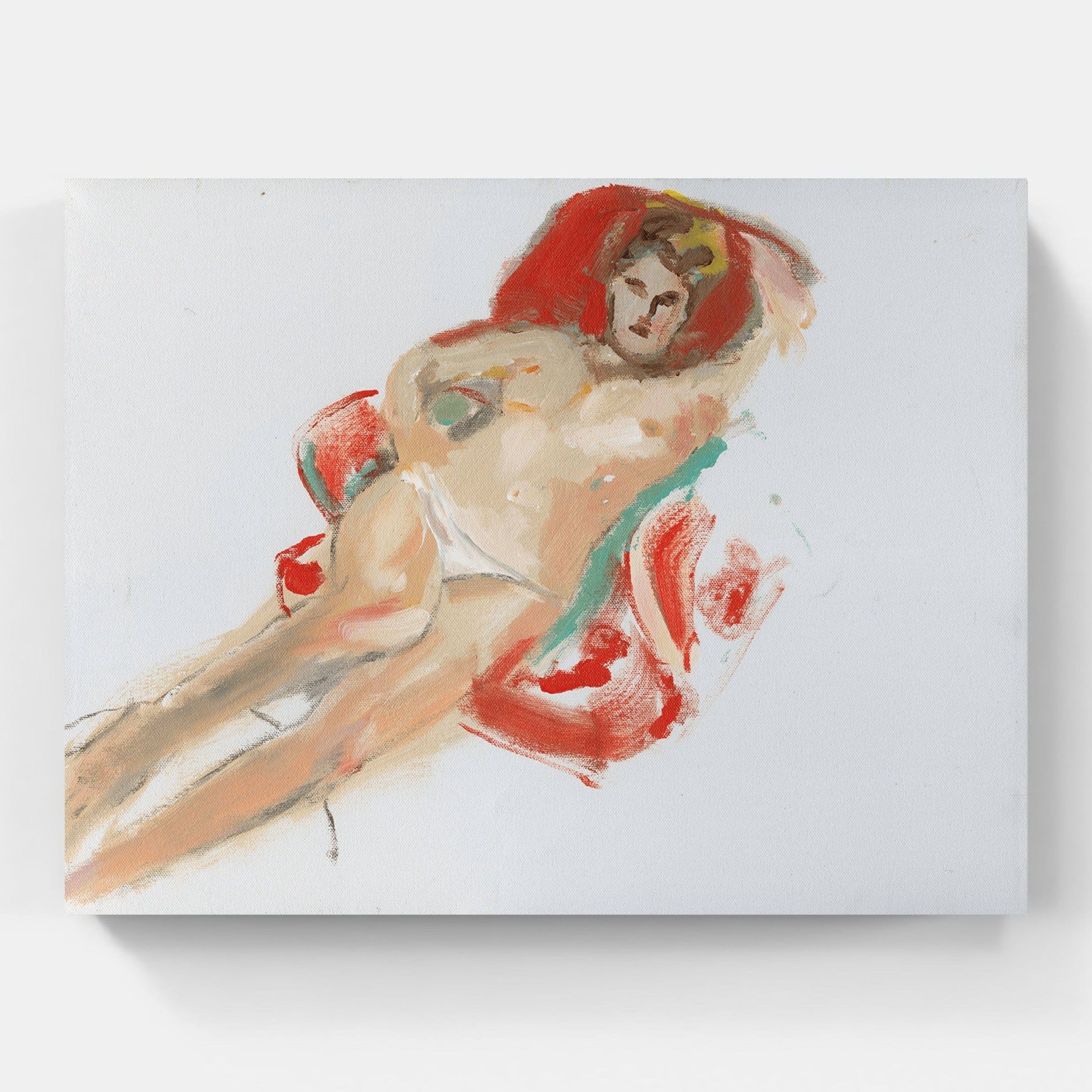 Colleen Ross Fine Art Gallery Paintings Nude Studio Sketch II