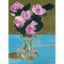 Roses on Blue